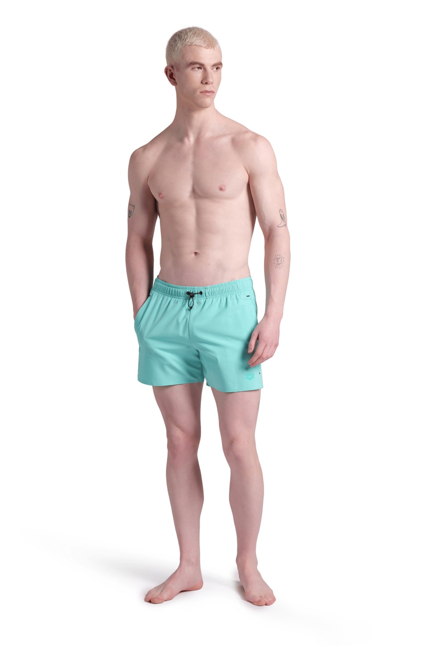 MEN'S ARENA EVO BEACH SHORT SOLID WATER 3