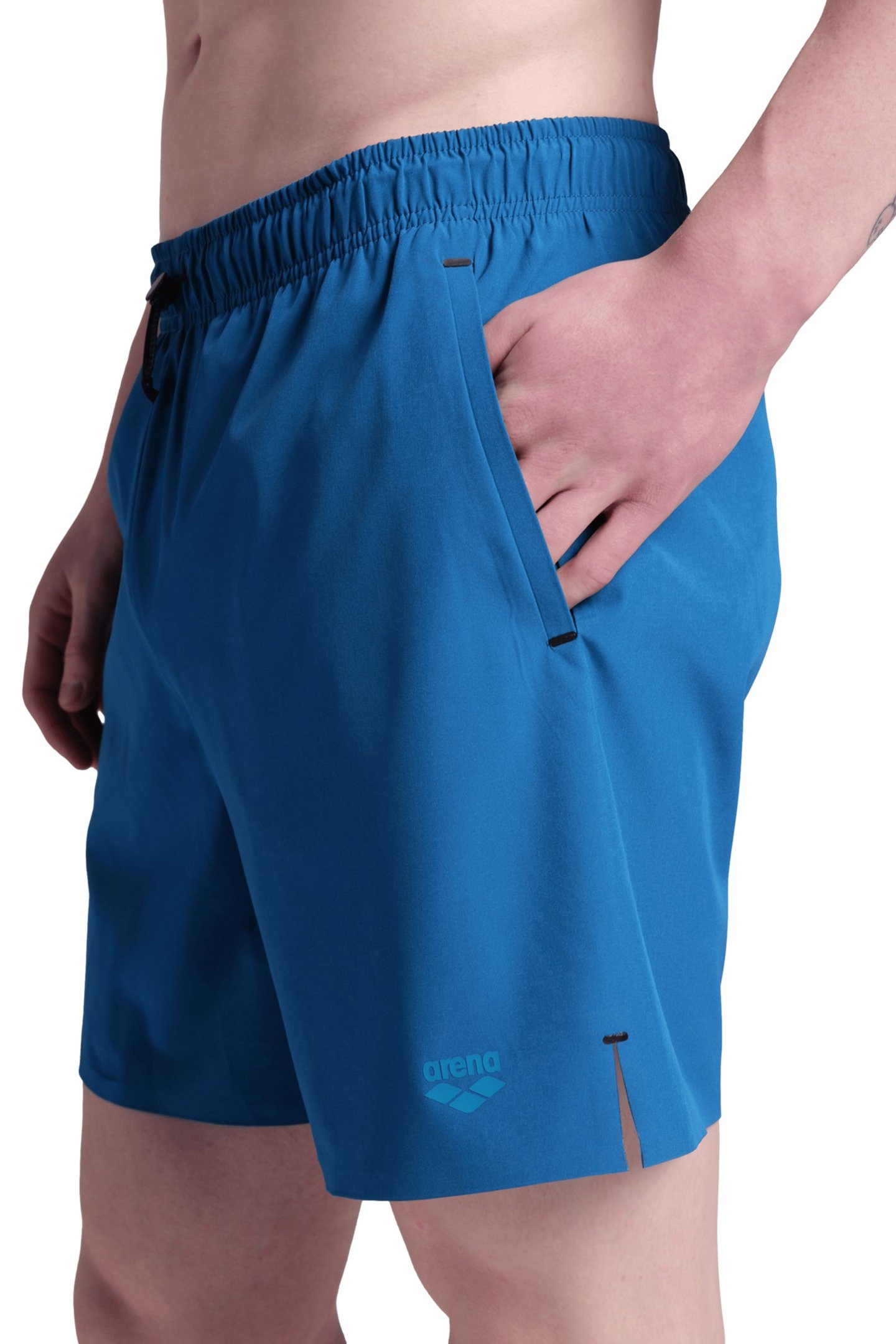 MEN'S ARENA EVO BEACH BOXER SOLID BLUE LAKE 5
