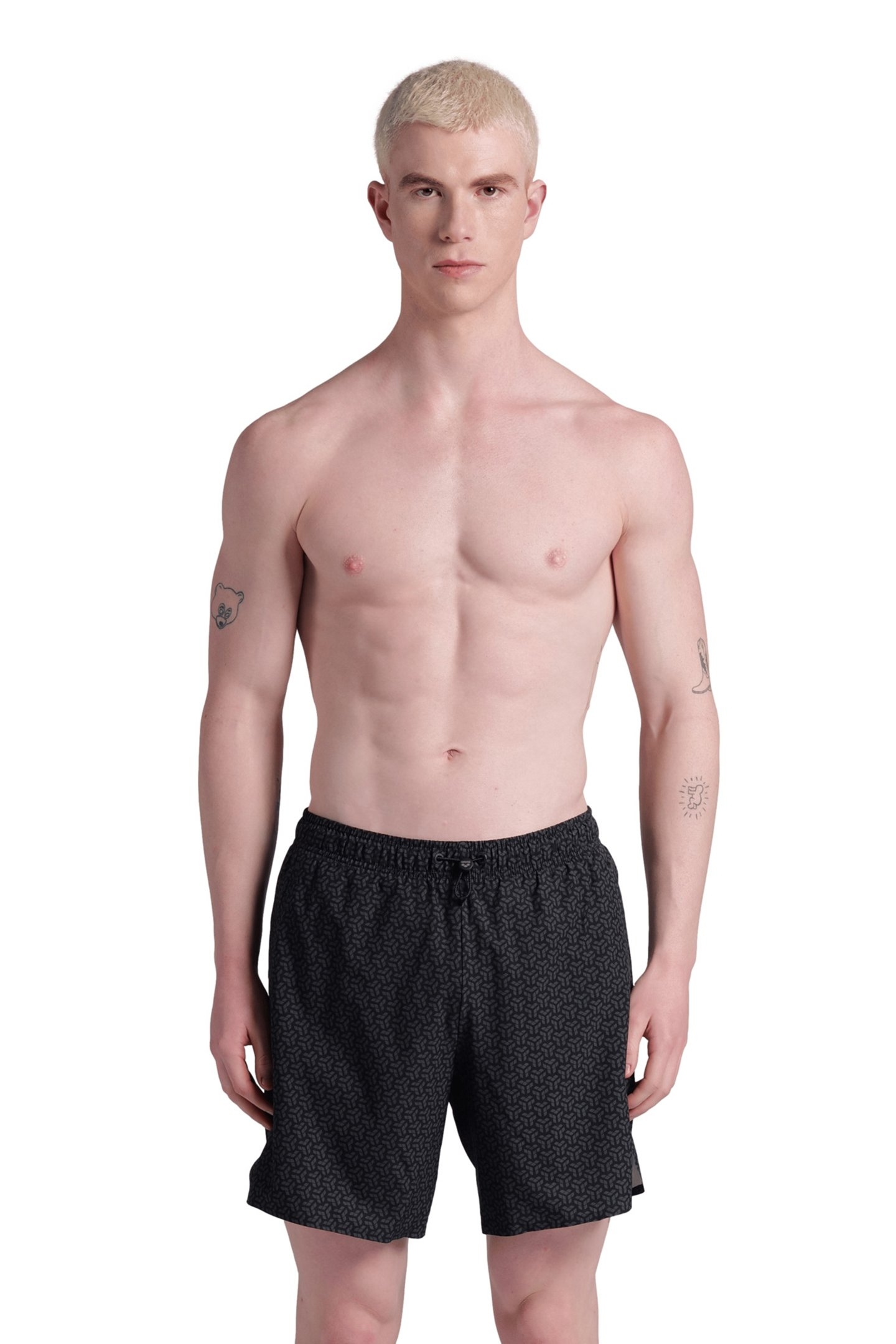 MEN'S ARENA EVO BEACH BOXER AO BLACK-ASPHALT 1