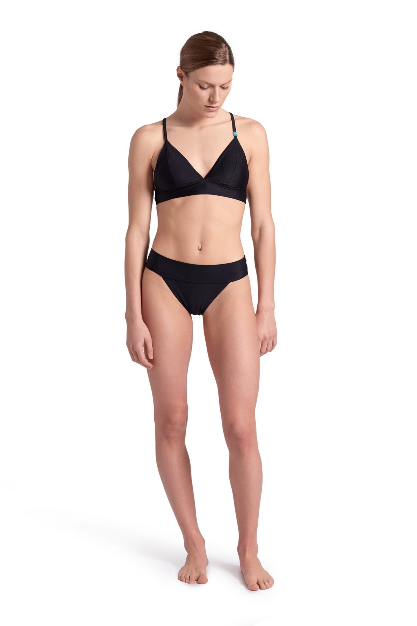 WOMEN'S ARENA ESSENTIALS BIKINI TRIANGLE BLACK 3