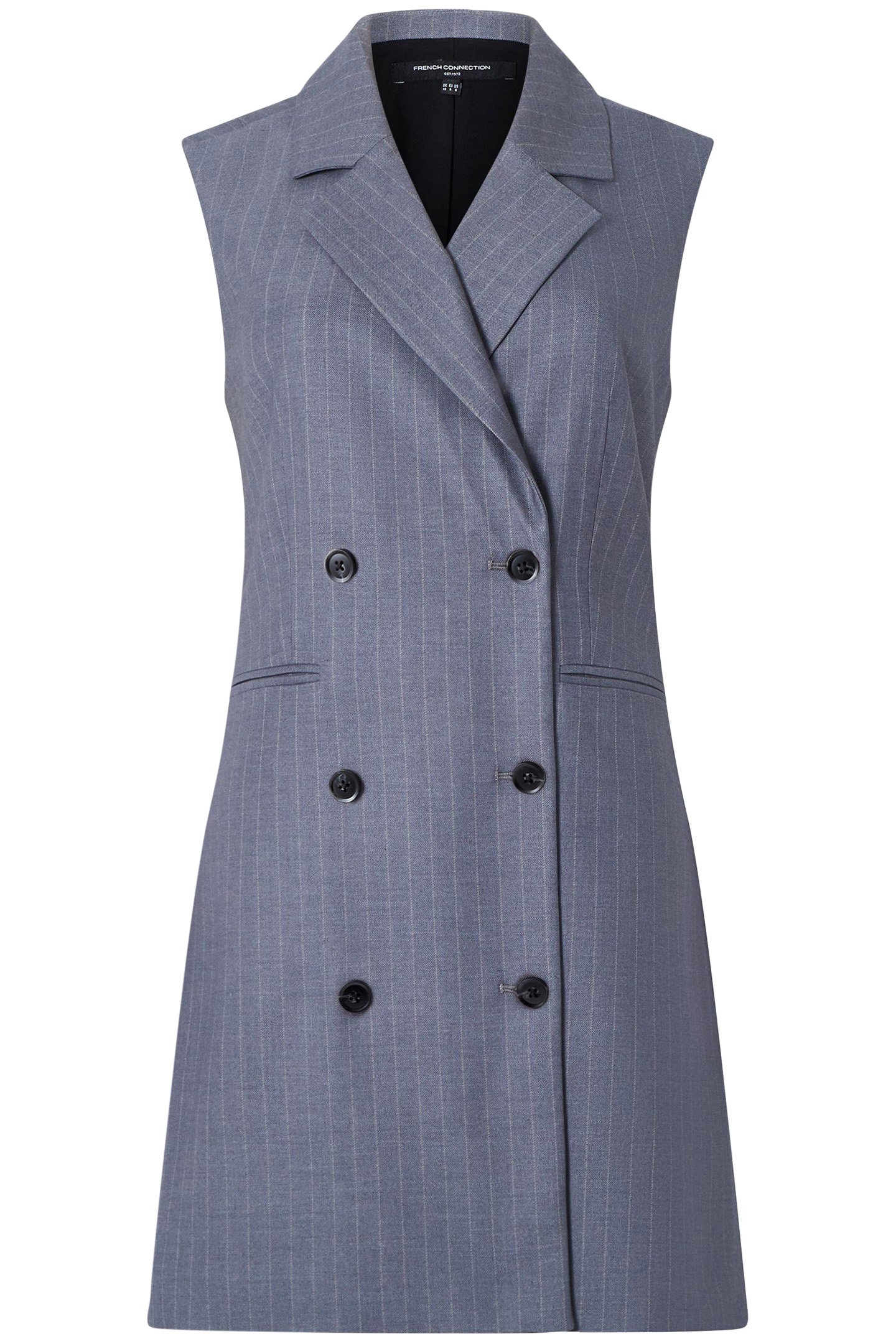 FIORELLA PIN STRIPE TUXEDO DRE GREY 4