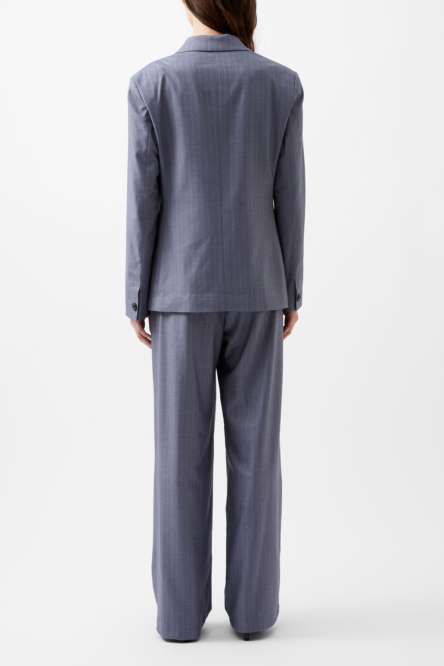 FIORELLA PIN STRIPE BLAZER GREY 2