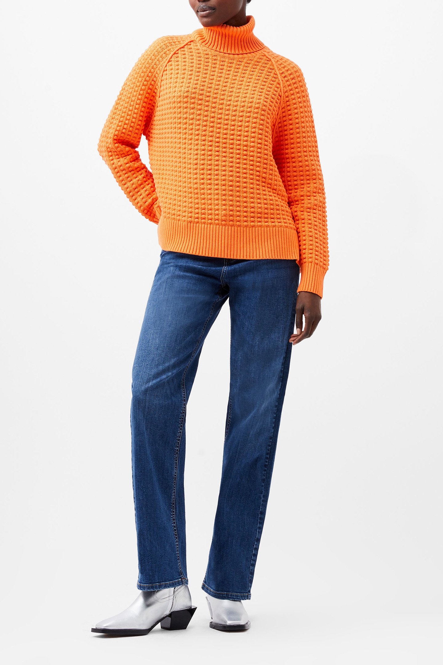 KEYA POPCORN KNIT MOZART JUMPR CORAL ROSE 1