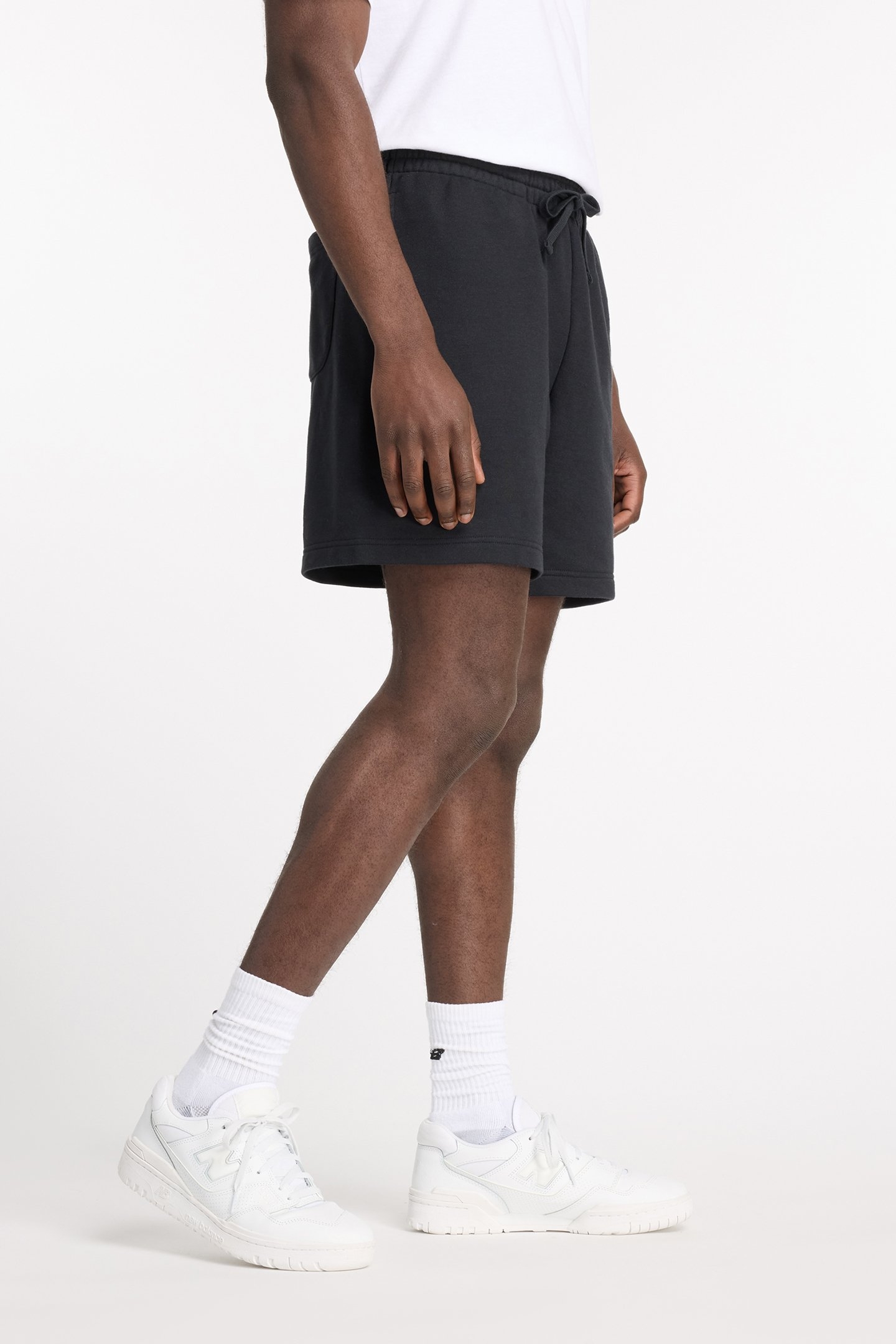 SWEAT SHORTS IN BLACK 3