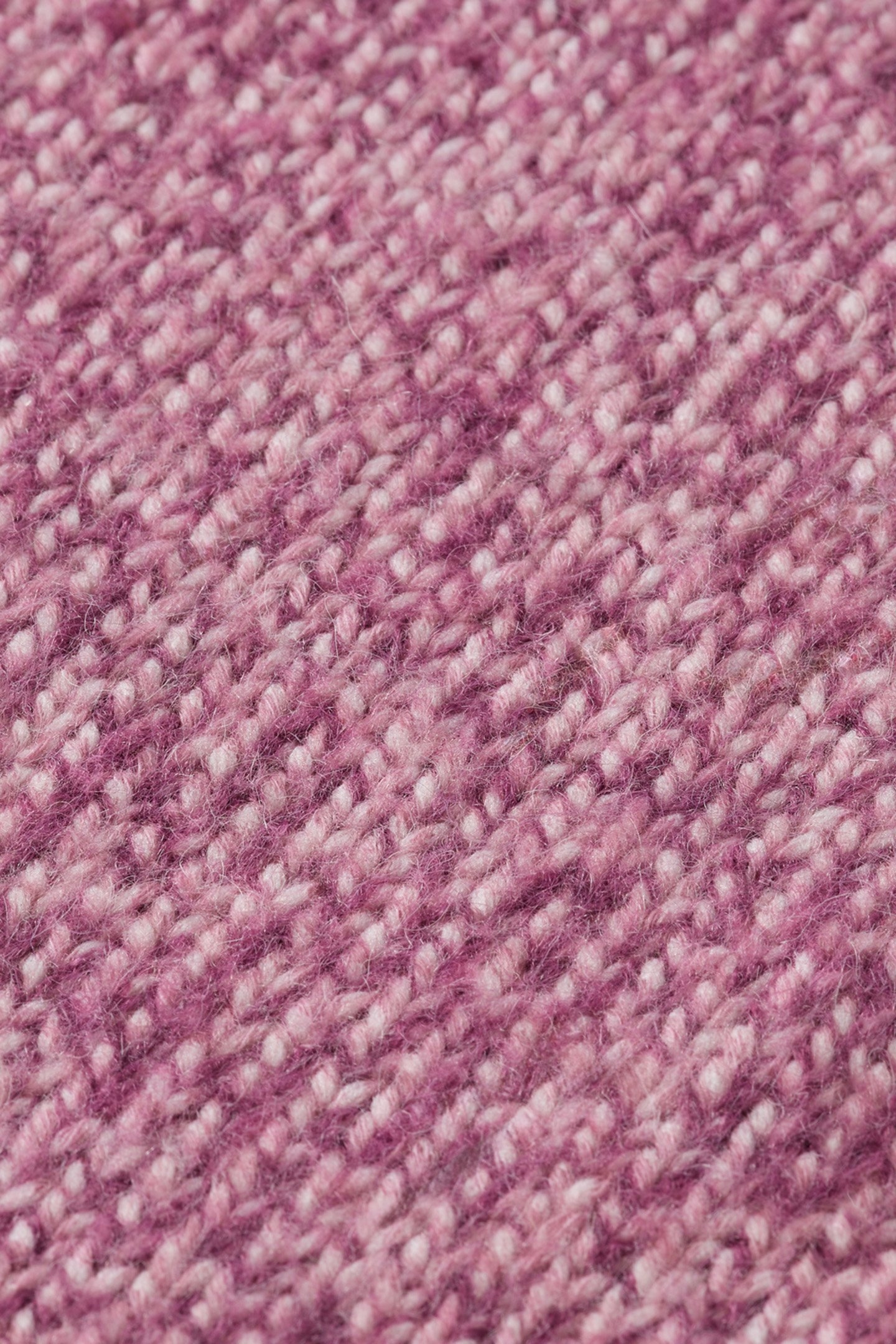 CHUNKY KNITTED MINI DRESS BERRY MELANGE 8