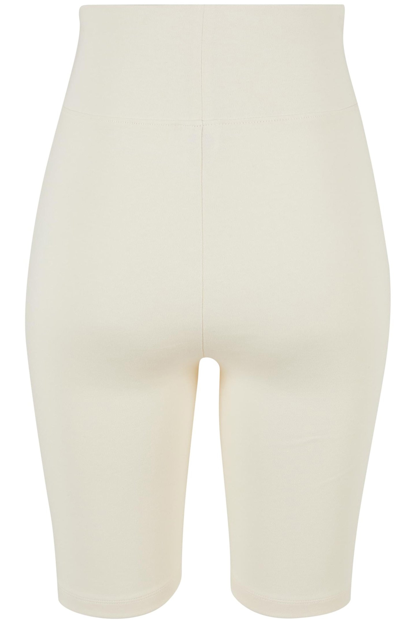 LADIES HIGH WAIST CYCLE SHORTS WHITESAND 2
