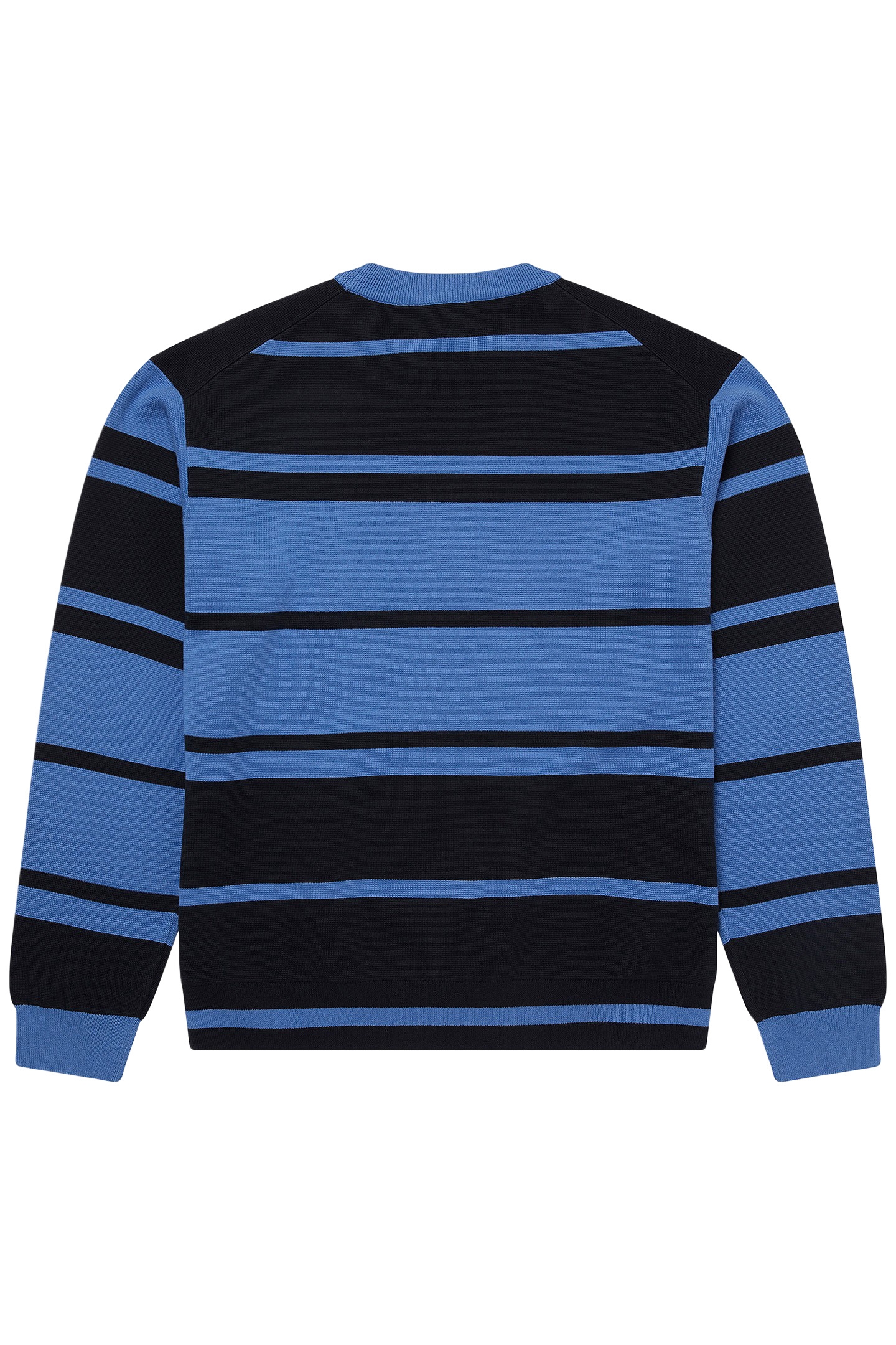 MENS PULLOVER CREW NECK HAPPY PETROL BLUE 5