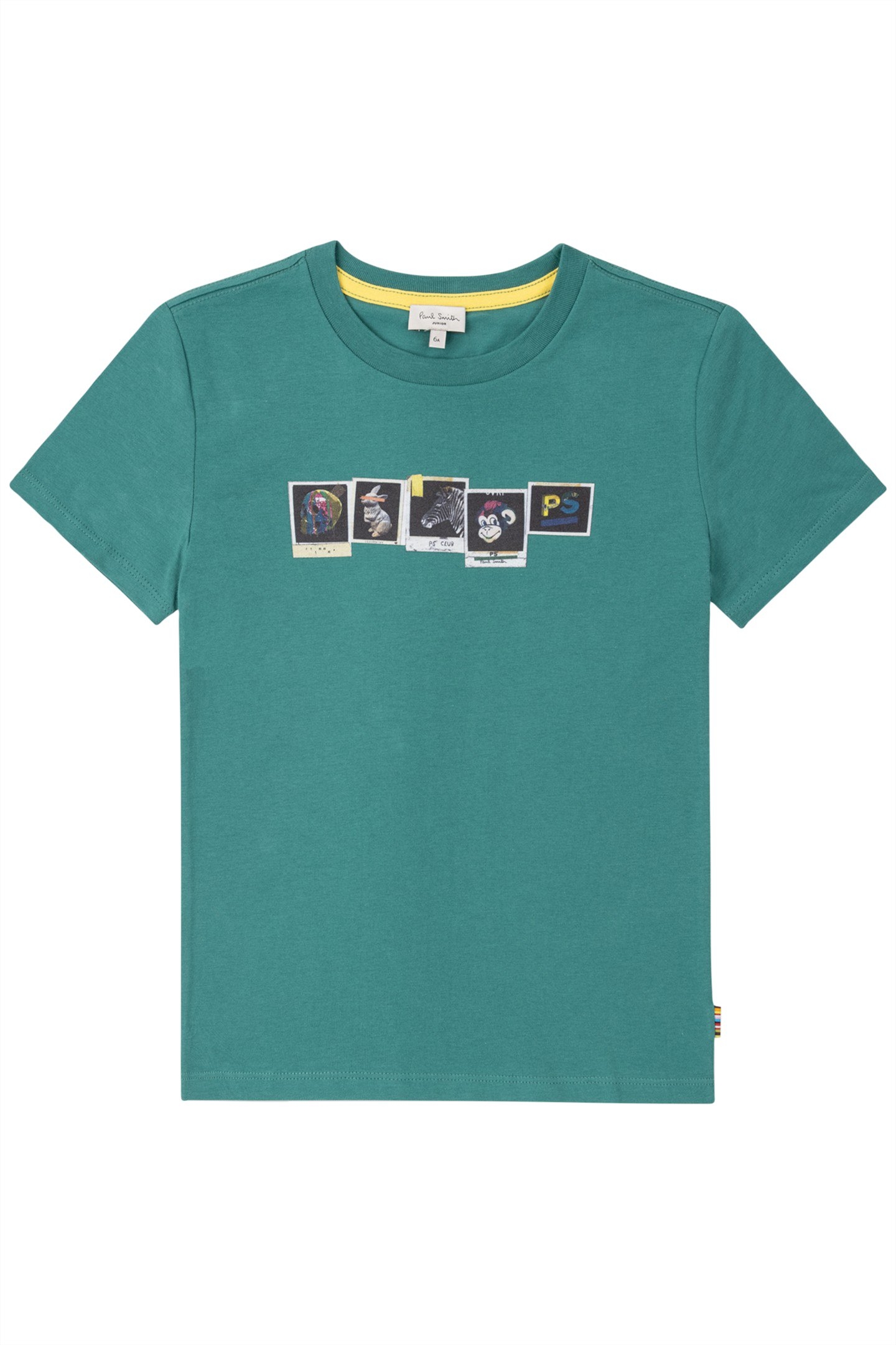 COLT COTTON POLAROID PHOTOS BOYS TSHIRT GREYISH GREEN 1