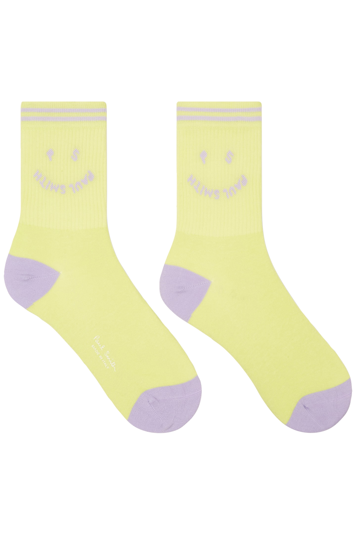 SOCK RIB HAPPY YELLOW 2