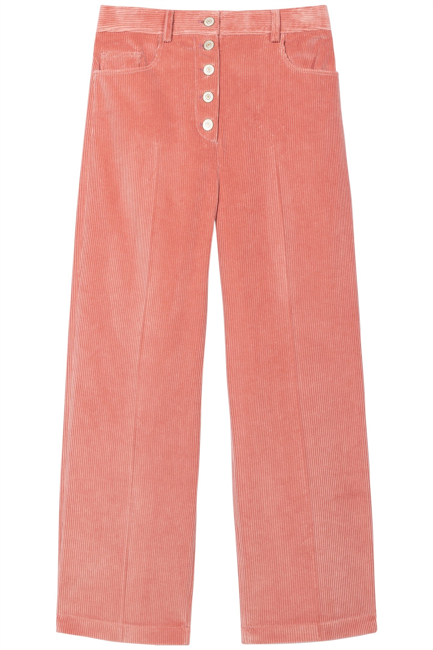WOMENS TROUSERS CORD POWDER PINK 4