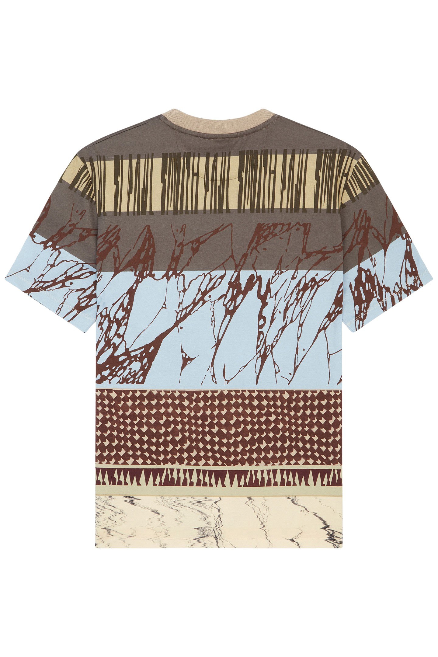 PRINTED TSHIRT LT GREYISH GREEN 4