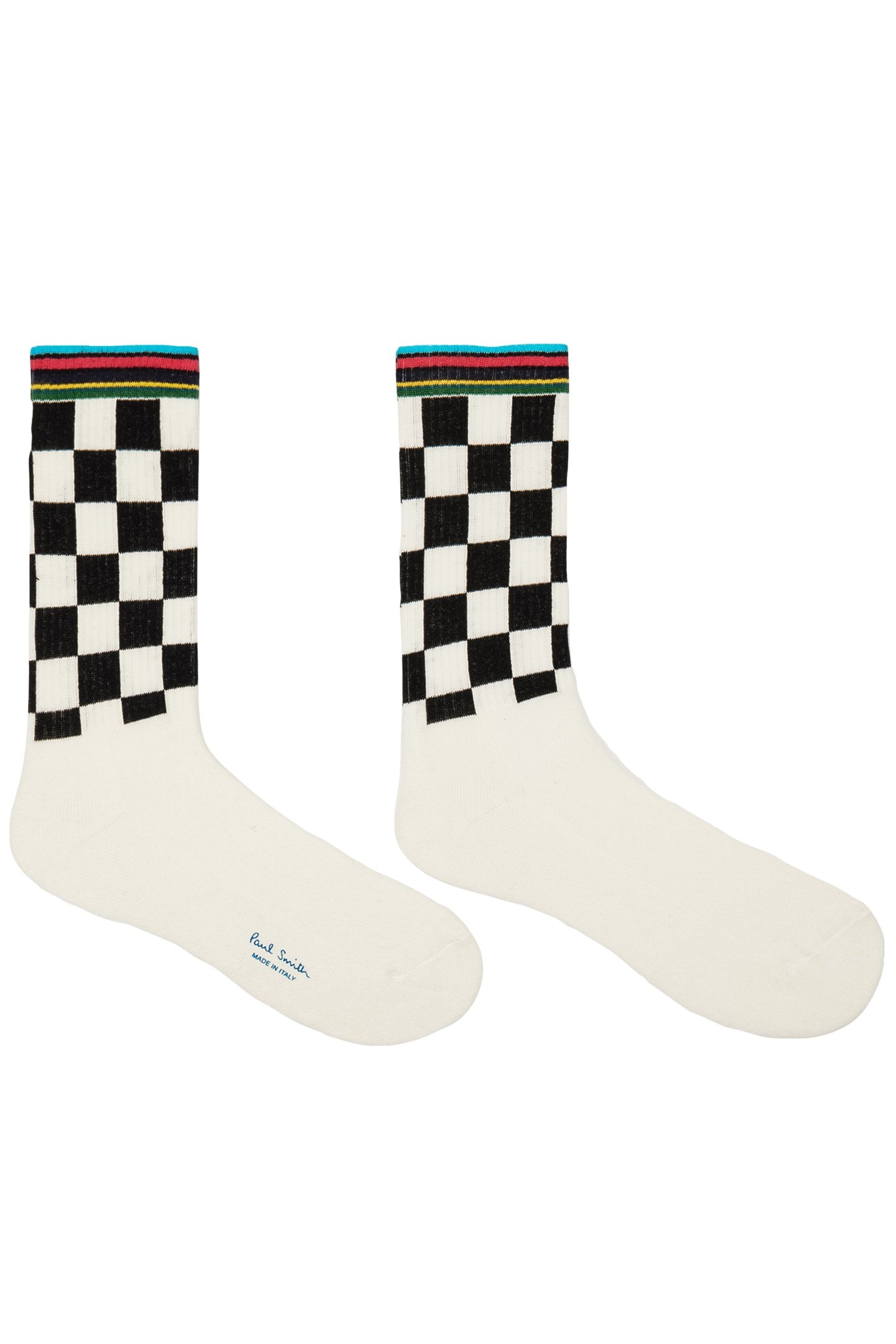 SOCK SPORT CHECK OFF WHITE 2