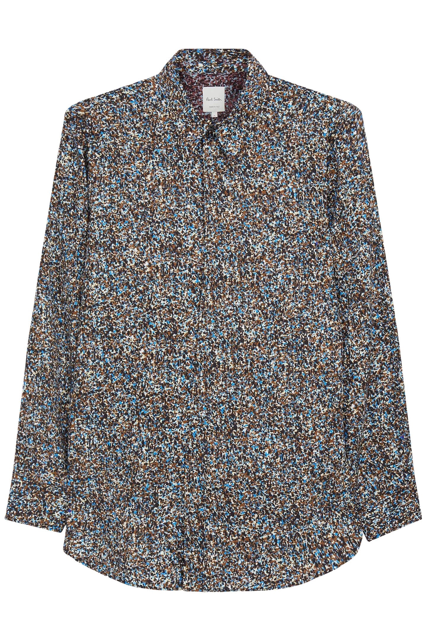 MENS S/C TAILORED FIT SHIRT BLUE 1