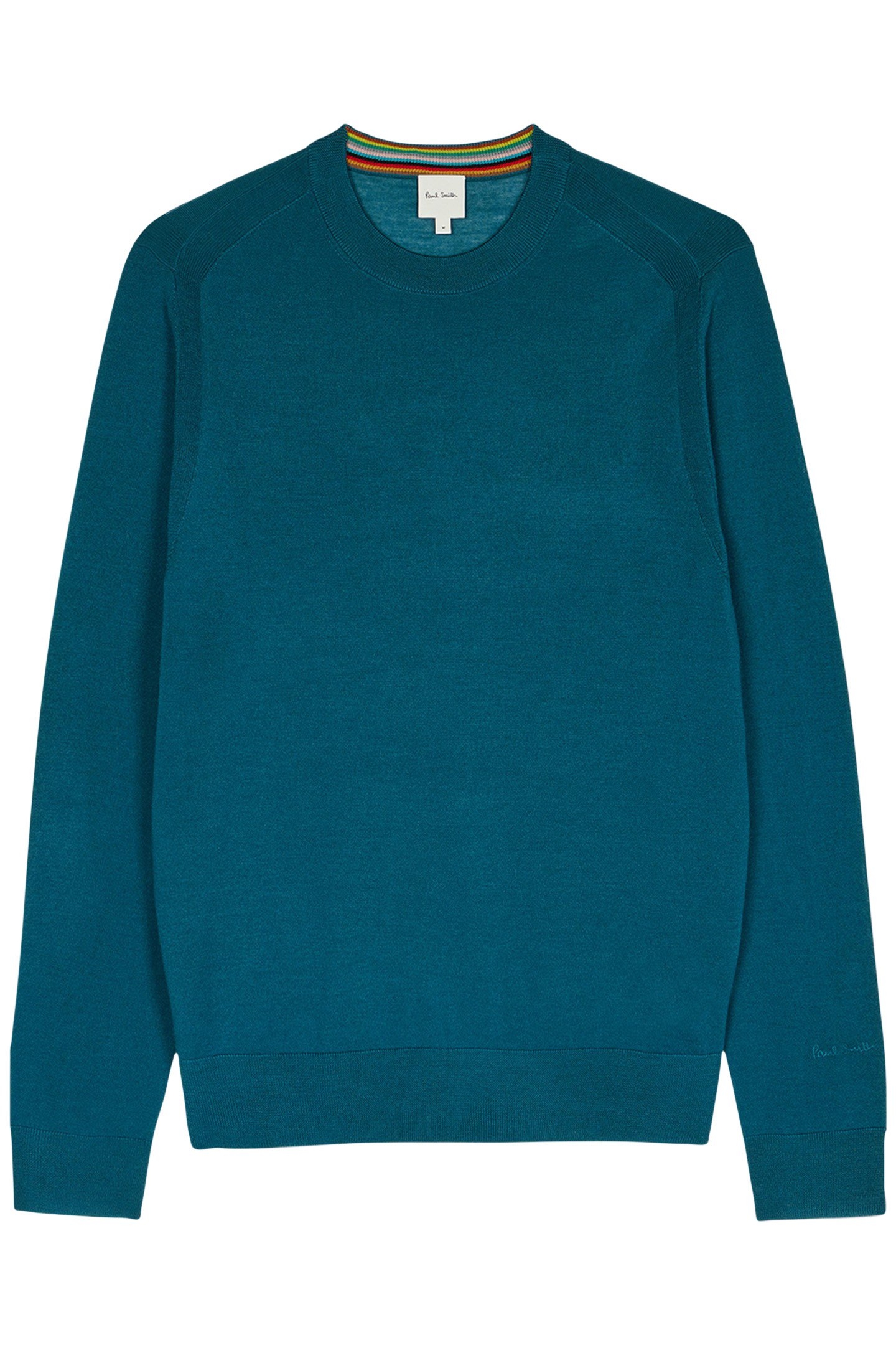 SWEATER CREW NECK PETROL BLUE 1