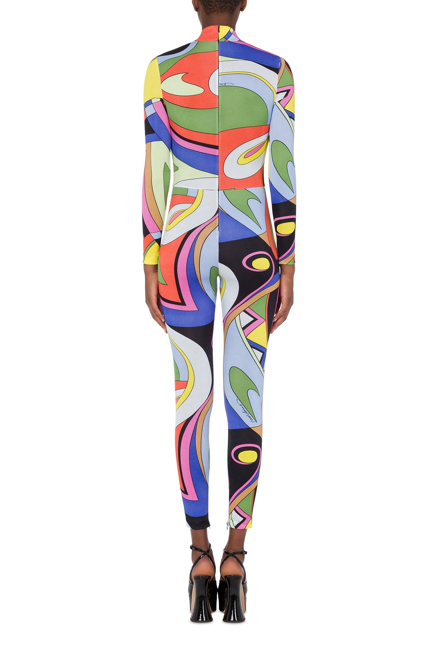 MULTICOLOR PRINT JERSEY JUMPSUIT MULTICOLOUR 2