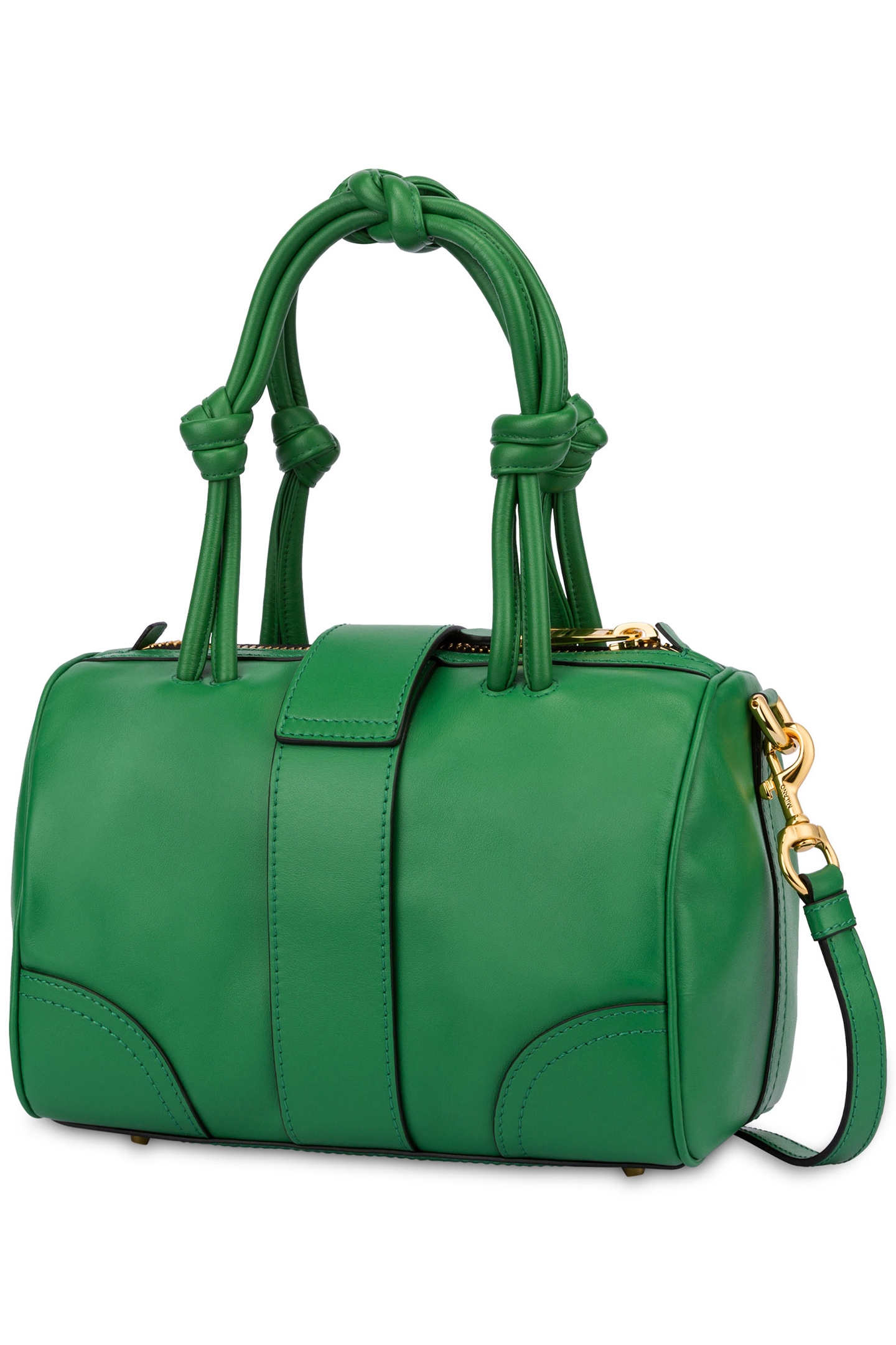 KNOTS CALFSKIN HANDBAG GREEN 2