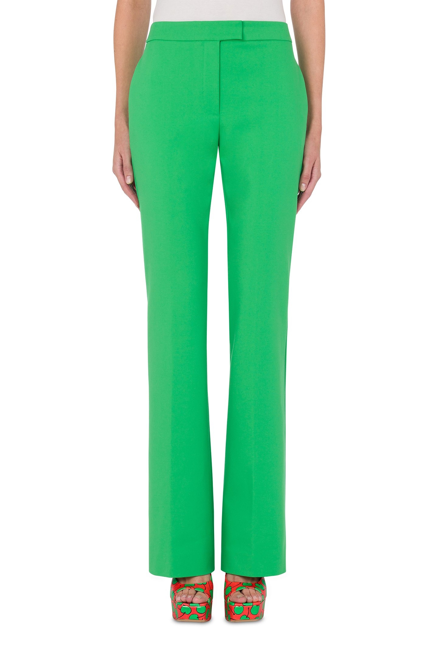 60'S STRETCH CANVAS TROUSERS GREEN 1