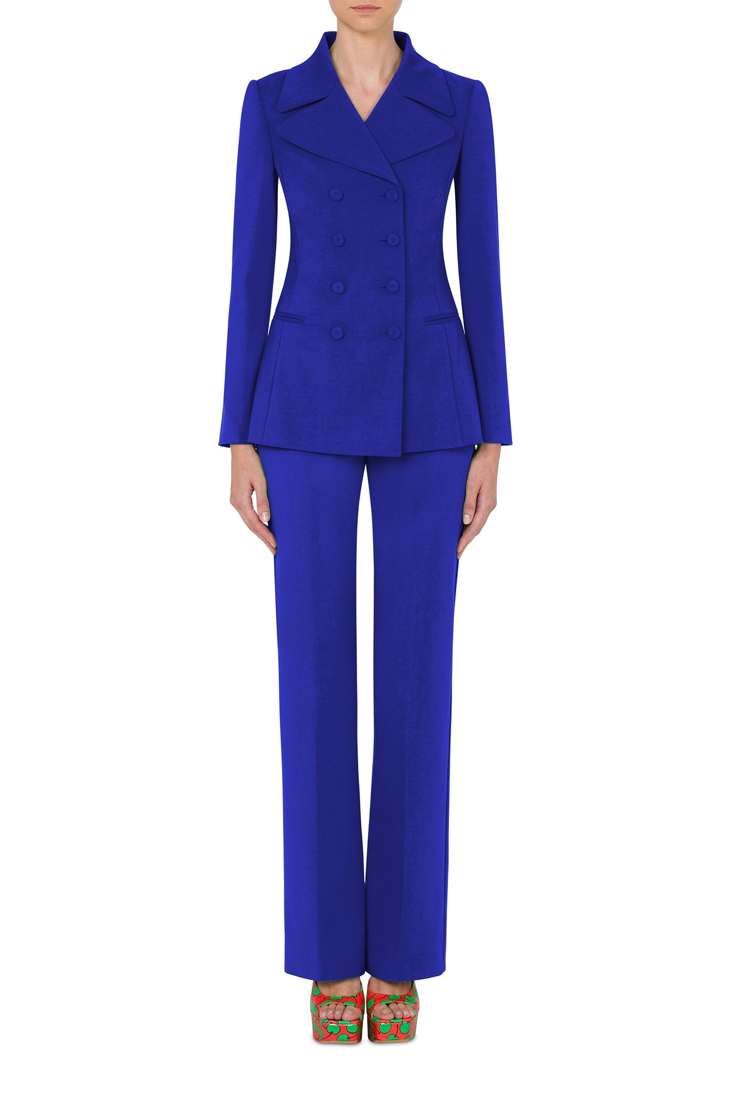 60'S STRETCH CANVAS JACKET BLUE 1