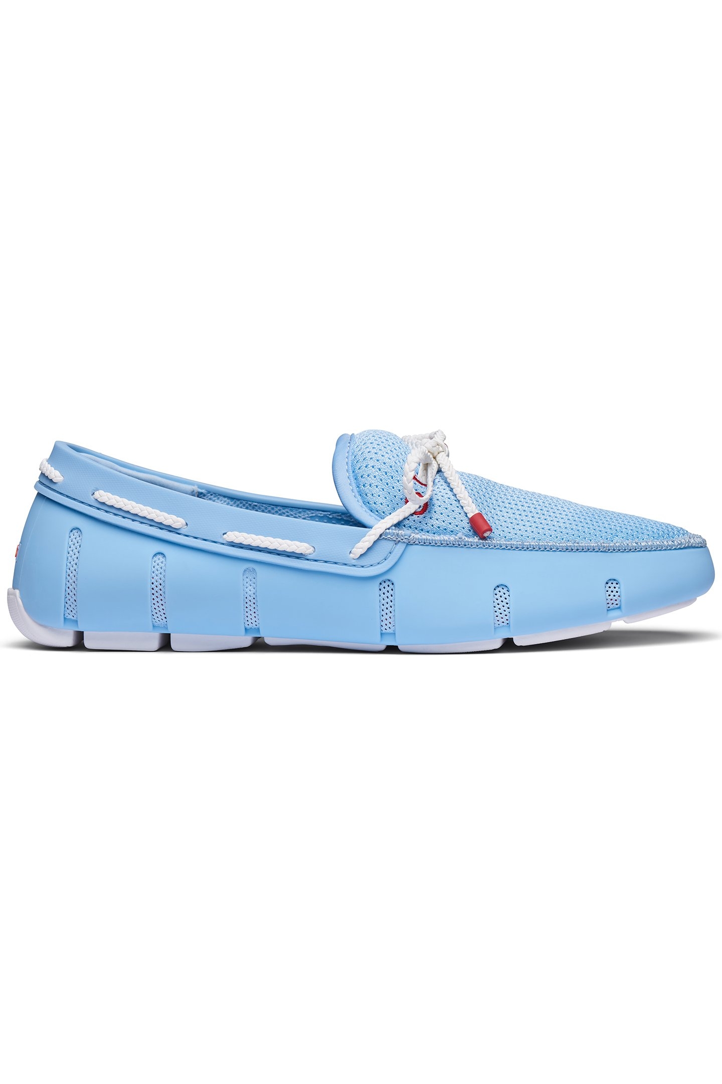 BRAIDED LACE LOAFER SPRAY BLUE 1