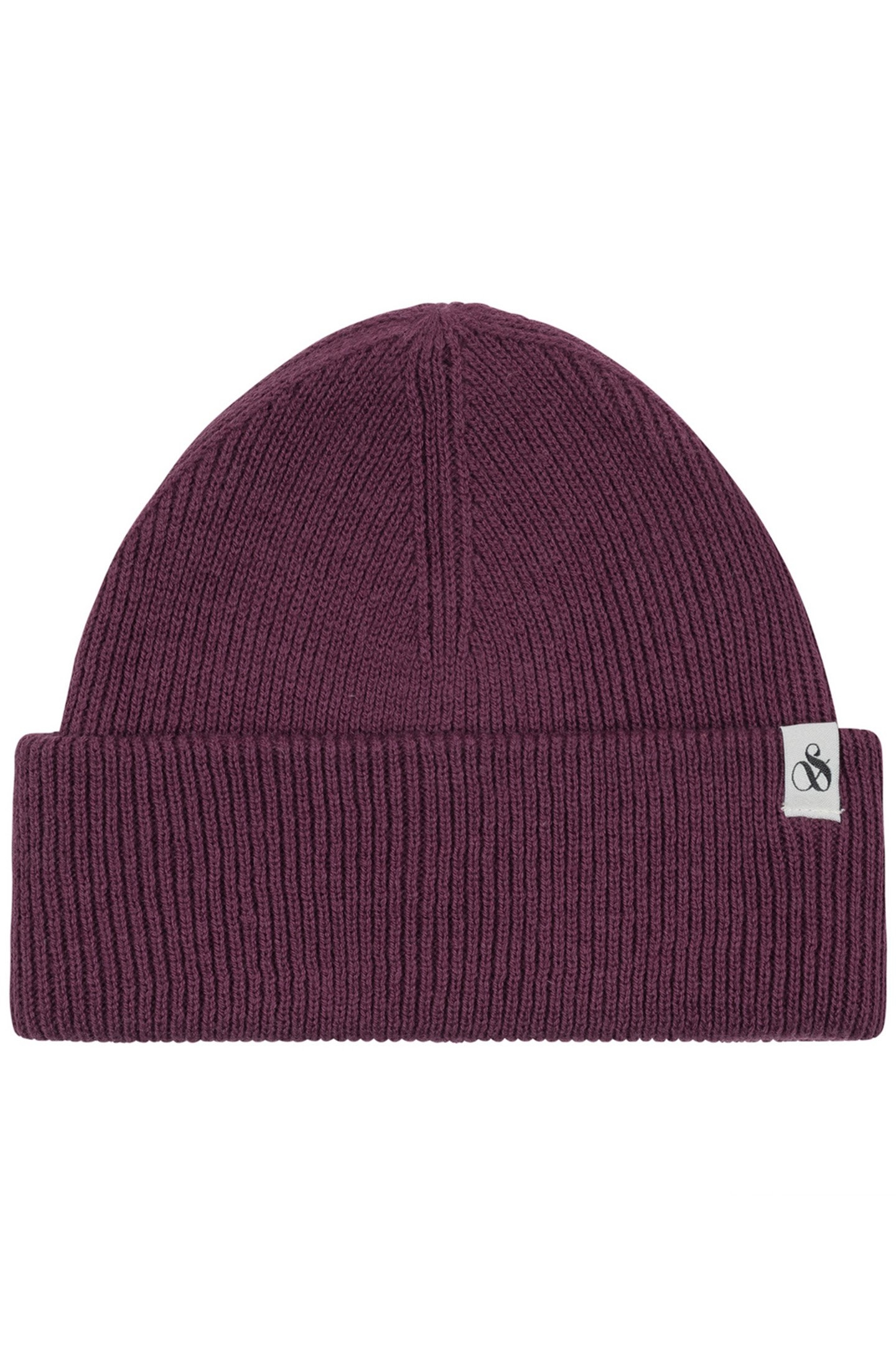 UNISEX S&S CAPTAIN CUFF BEANIE BURGUNDY 1