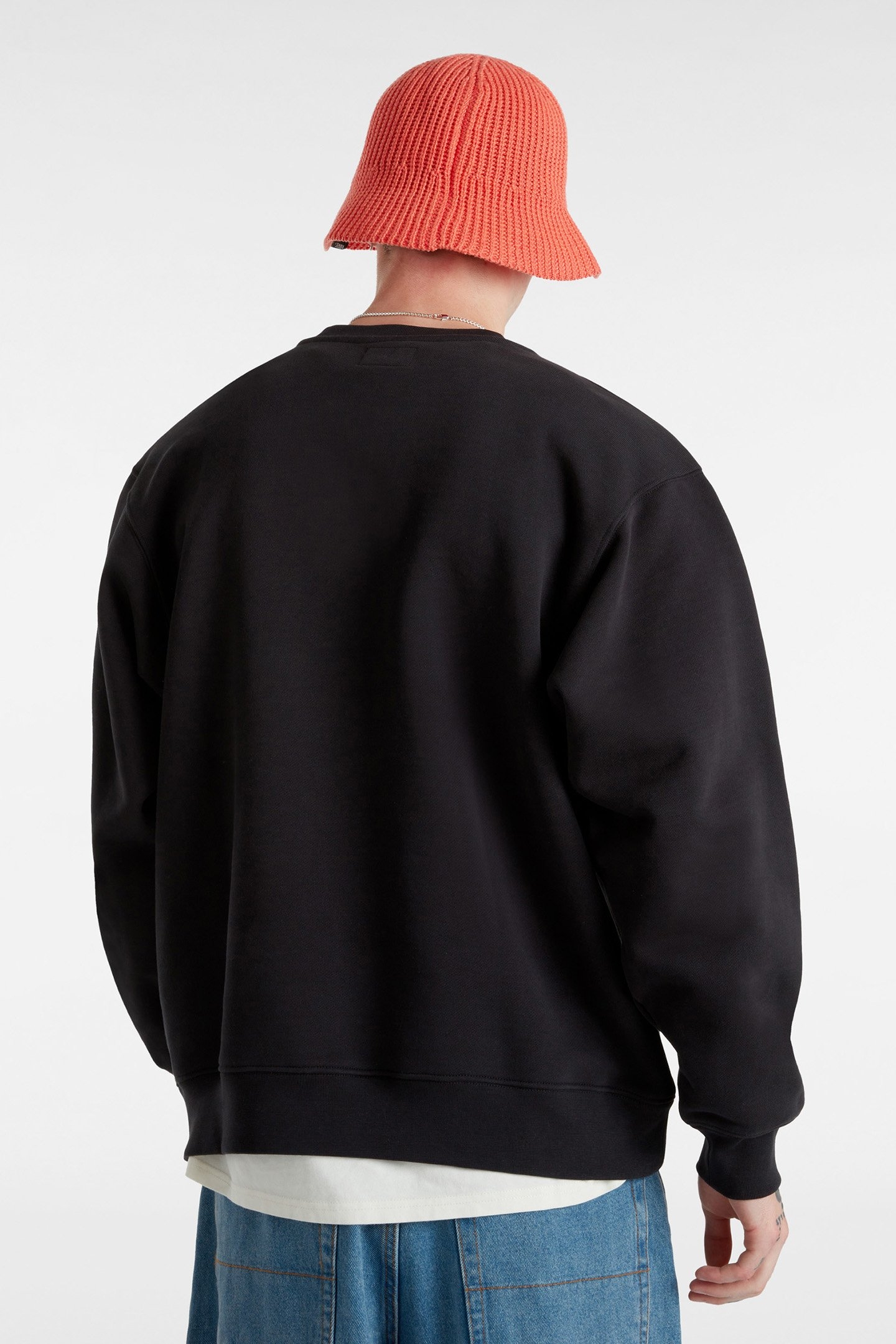 SKATE HOLD HANDS PO CREW BLACK 2