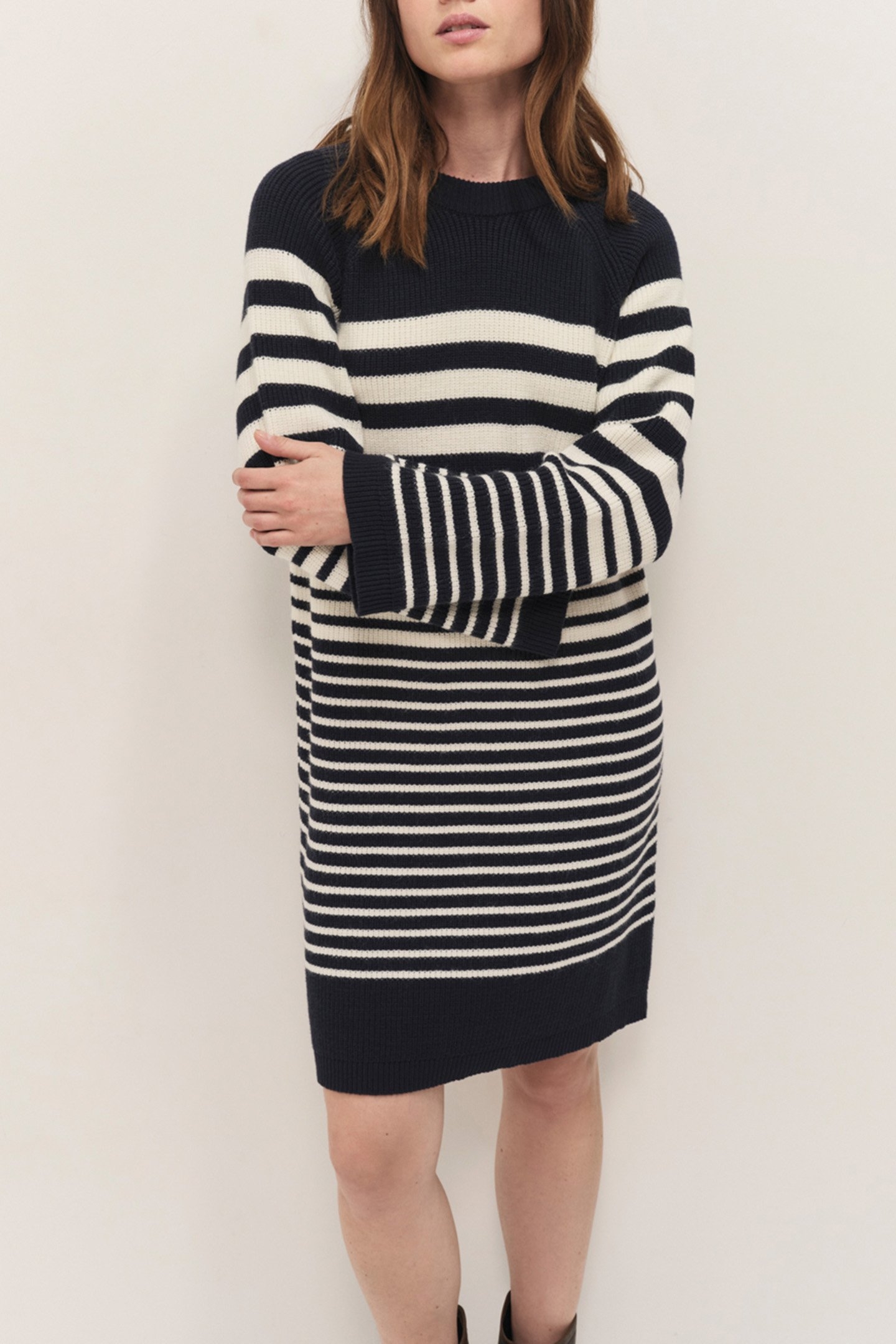 ROZALIA - KNITTED SAILOR JUMPER DRESS 1