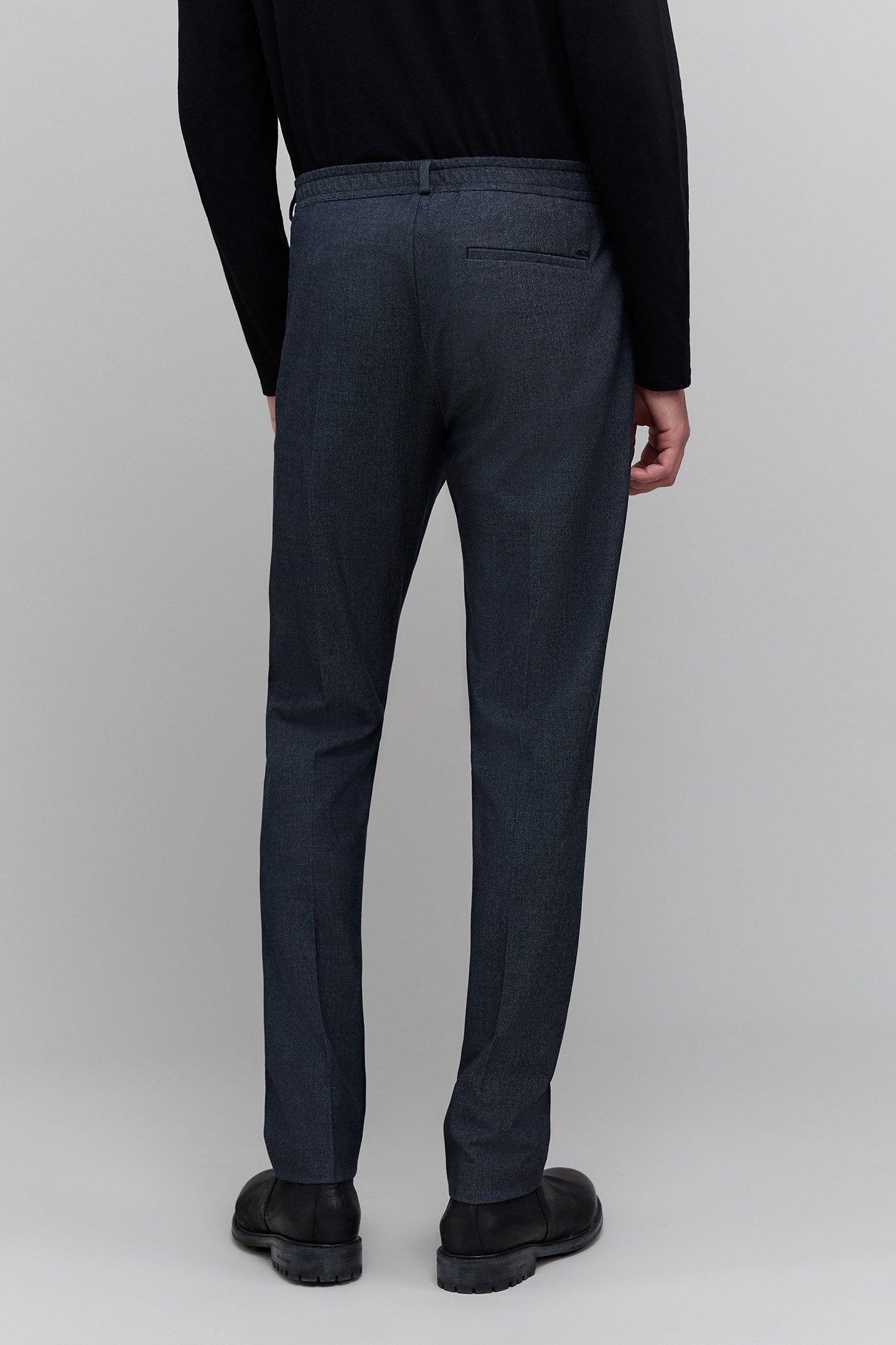 NAVY MOTTLED JOGPANTS 2