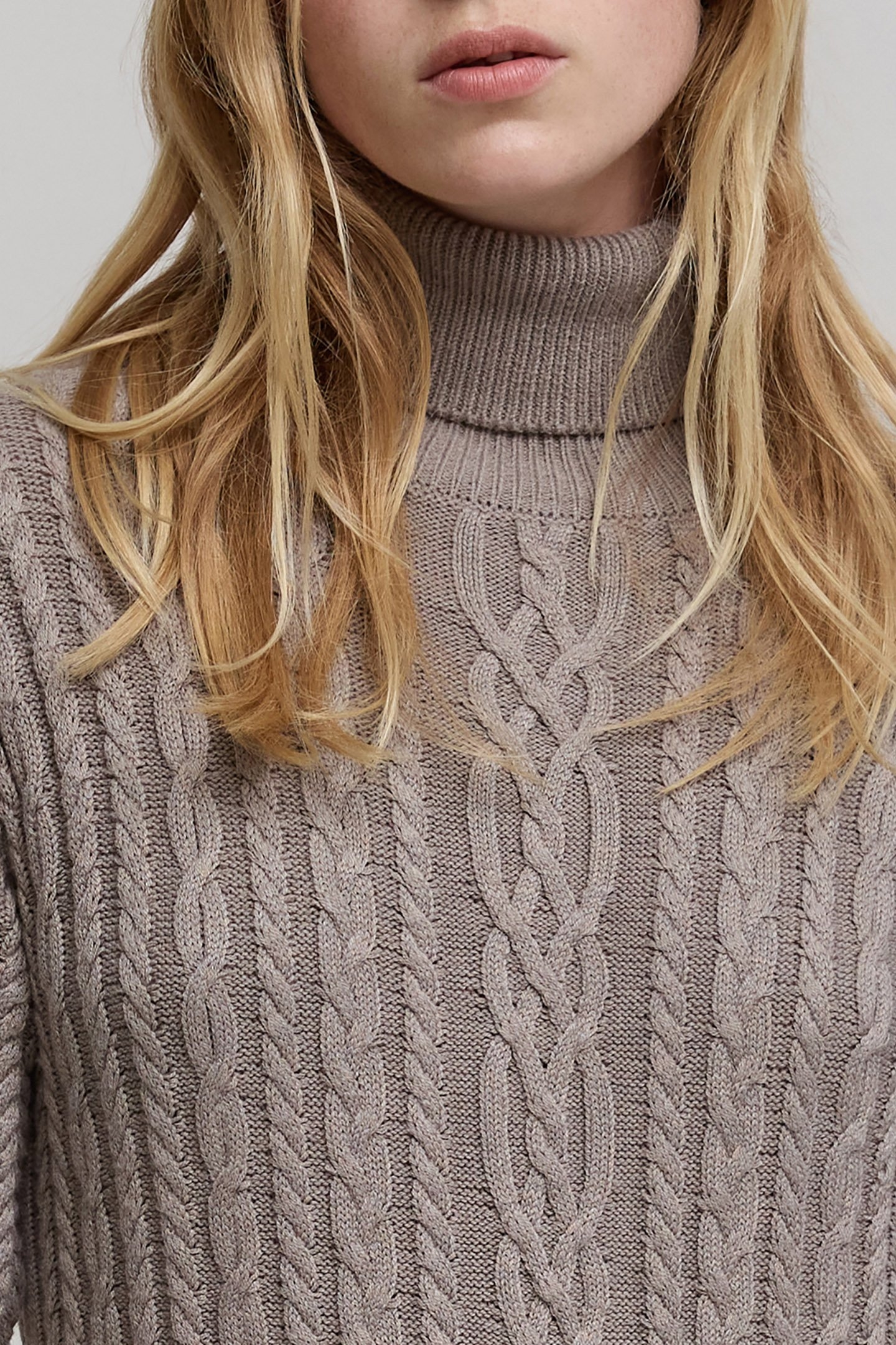 SESAME KNIT MIDI SWEATER DRESS WITH TWISTS 5