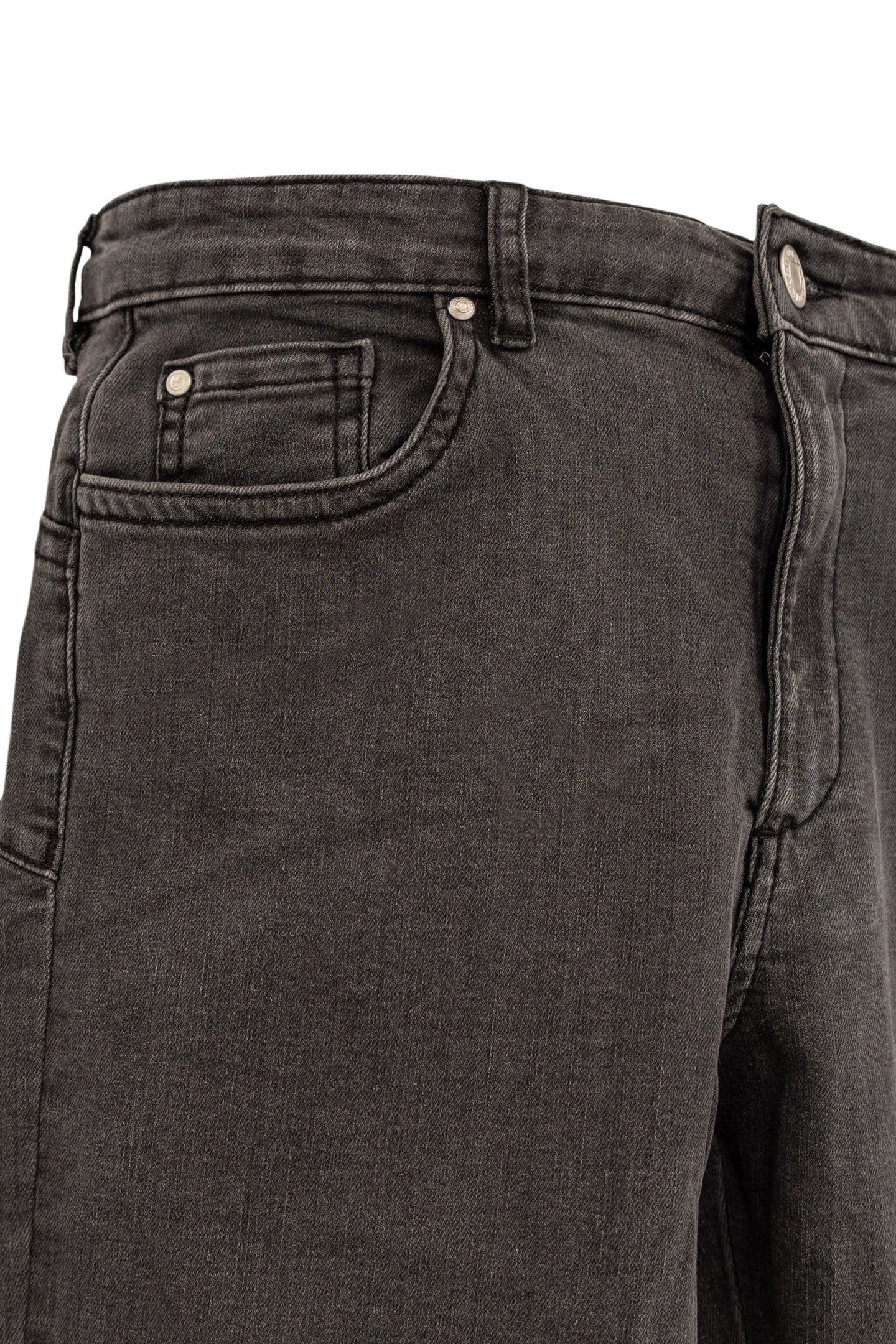 7/8 SLIM GREY POWERSTRETCH SIDE-ZIP JEANS 3