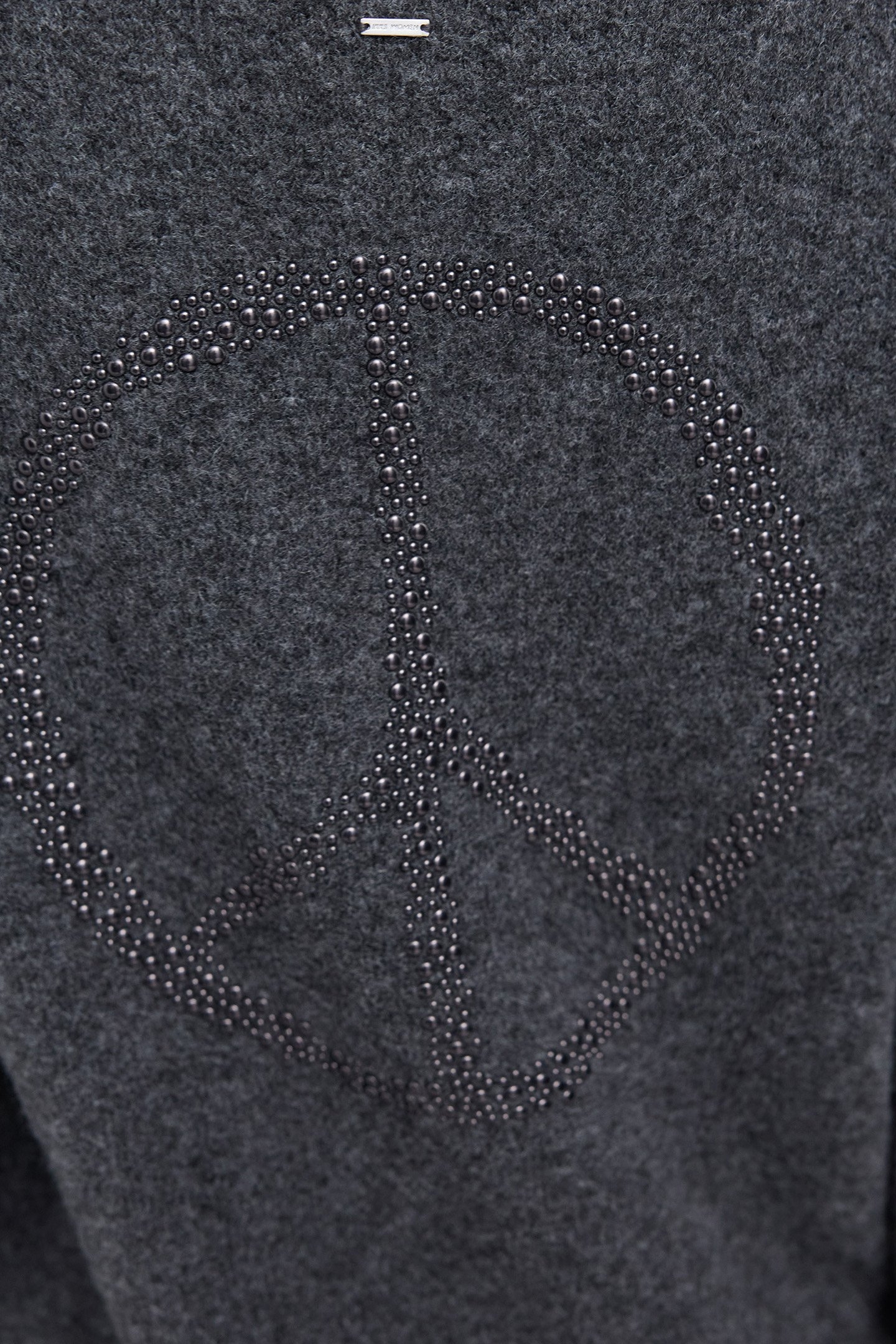 BLACK KNIT MAXI SWEATER DRESS WITH STUDS ON BACK 7