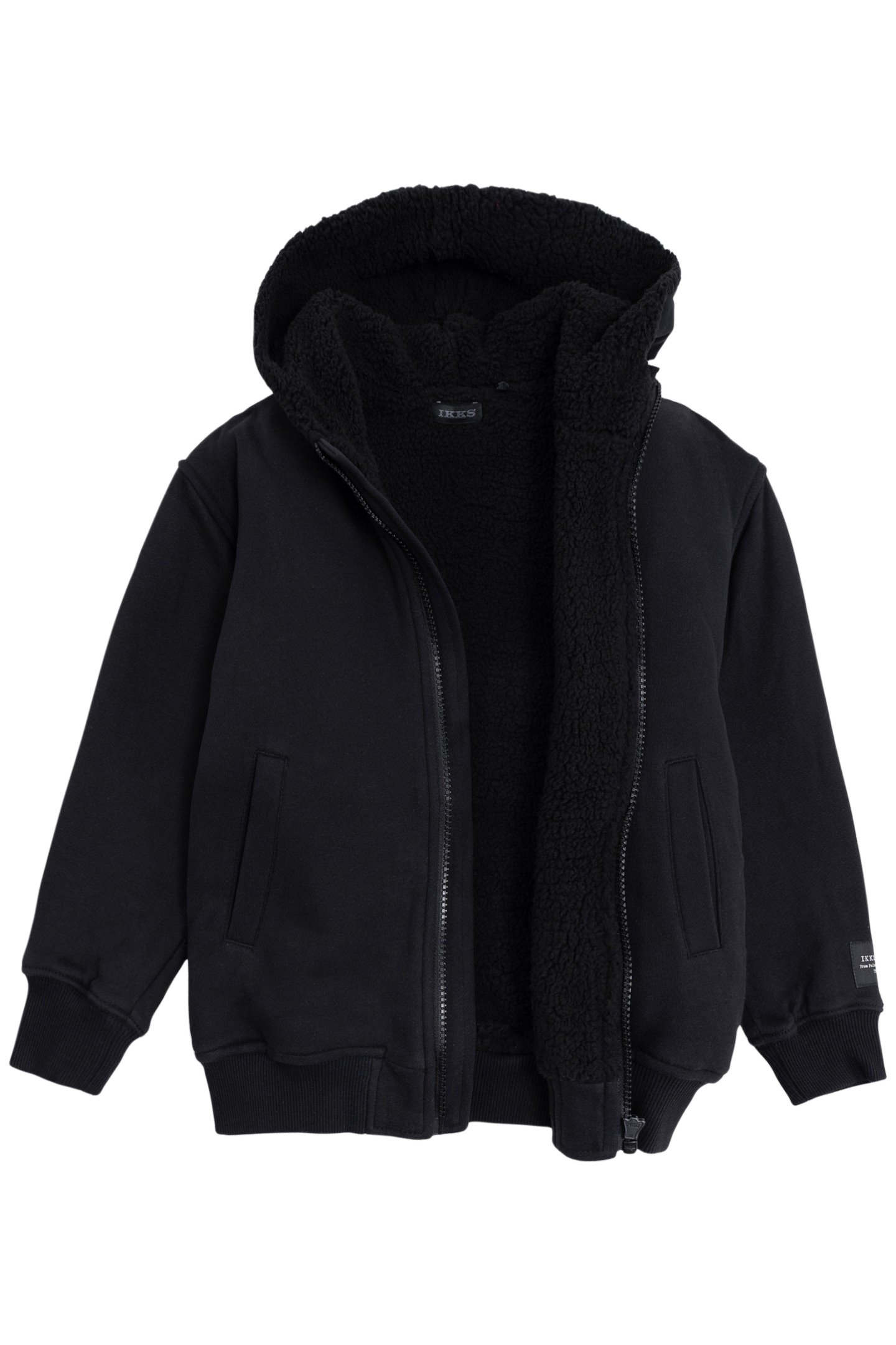 BOY'S BLACK EMBROIDERED AND STUDDED BACK CARDIGAN 3