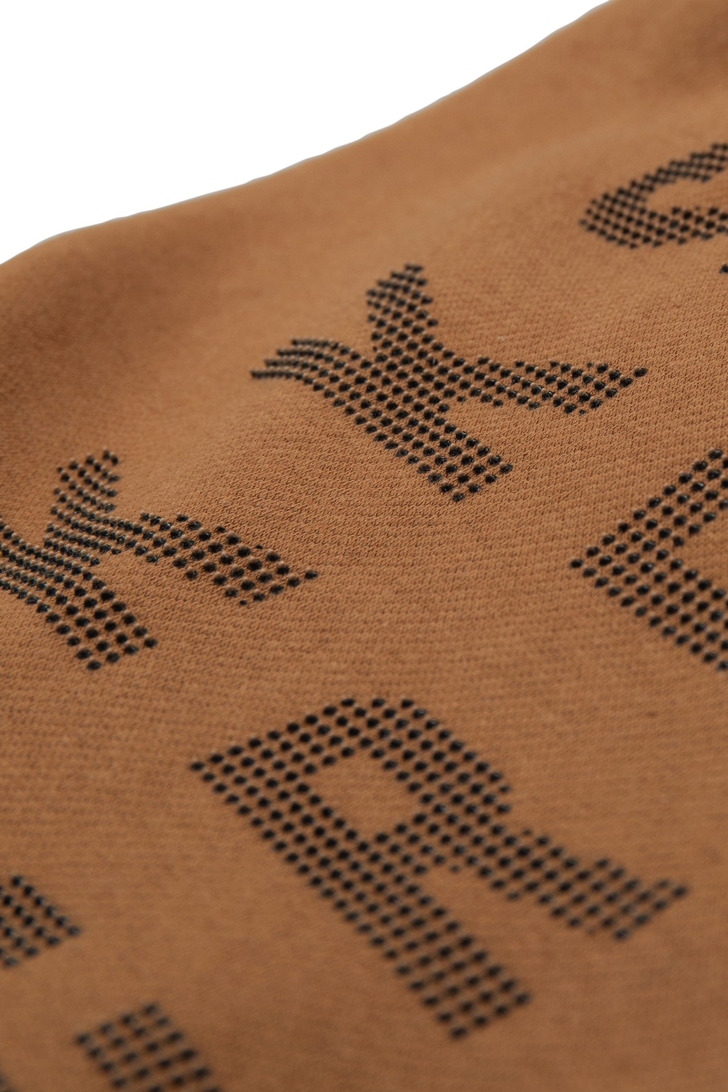 CAMEL CARDIGAN WITH GUM MESSAGE AND BOY'S BACK PICOTS 4