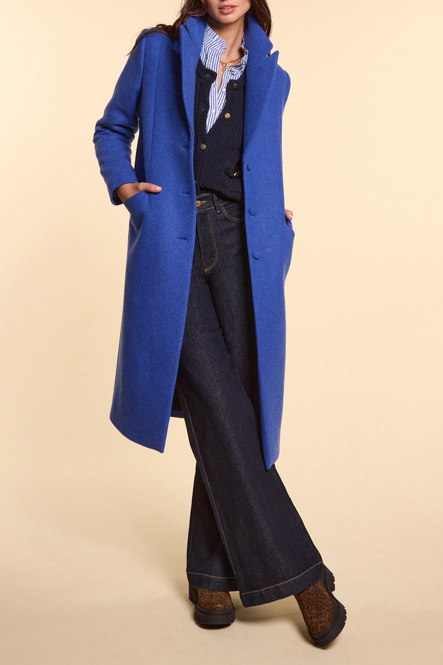 SKY BLUE LONG COAT 1
