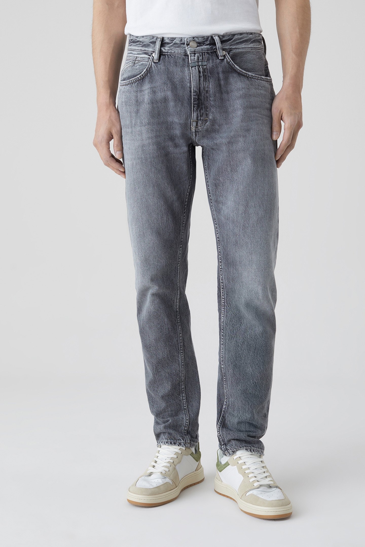 COOPER TAPERED JEANS MID GREY 1