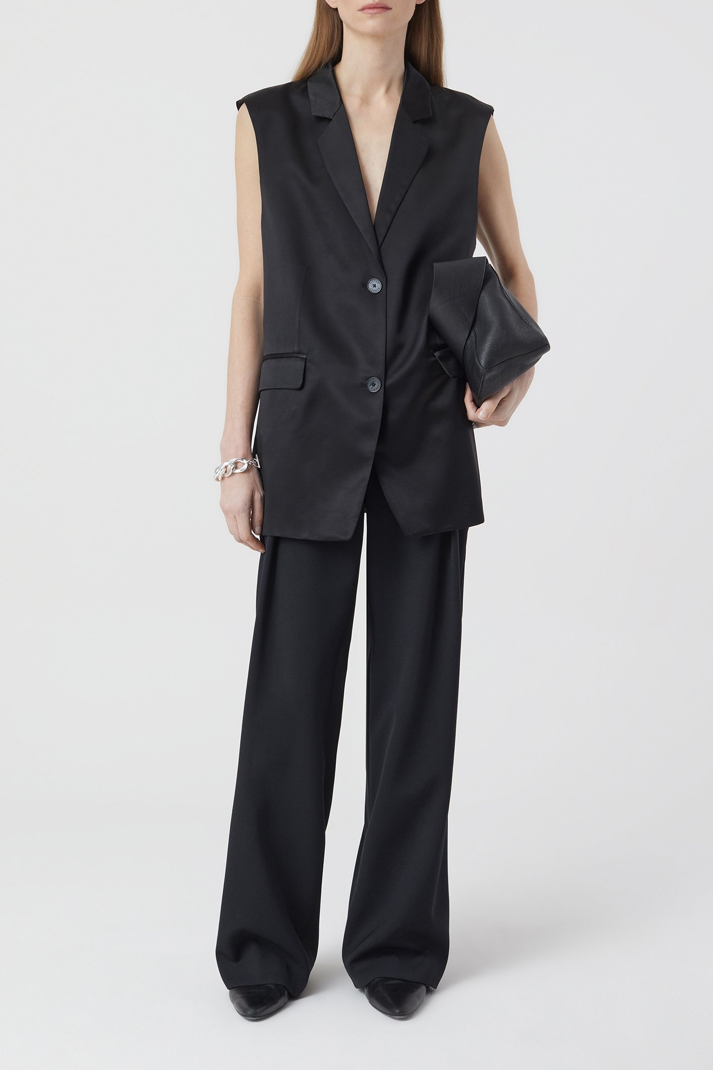 BLAZER VEST JACKETS & COATS BLACK 2