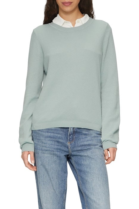 S.OLIVER-QS PULLOVER GREEN 1