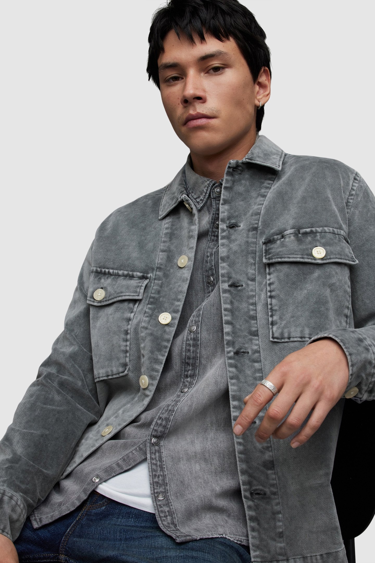 HARRIER LS SHIRT DULL BLUE 6