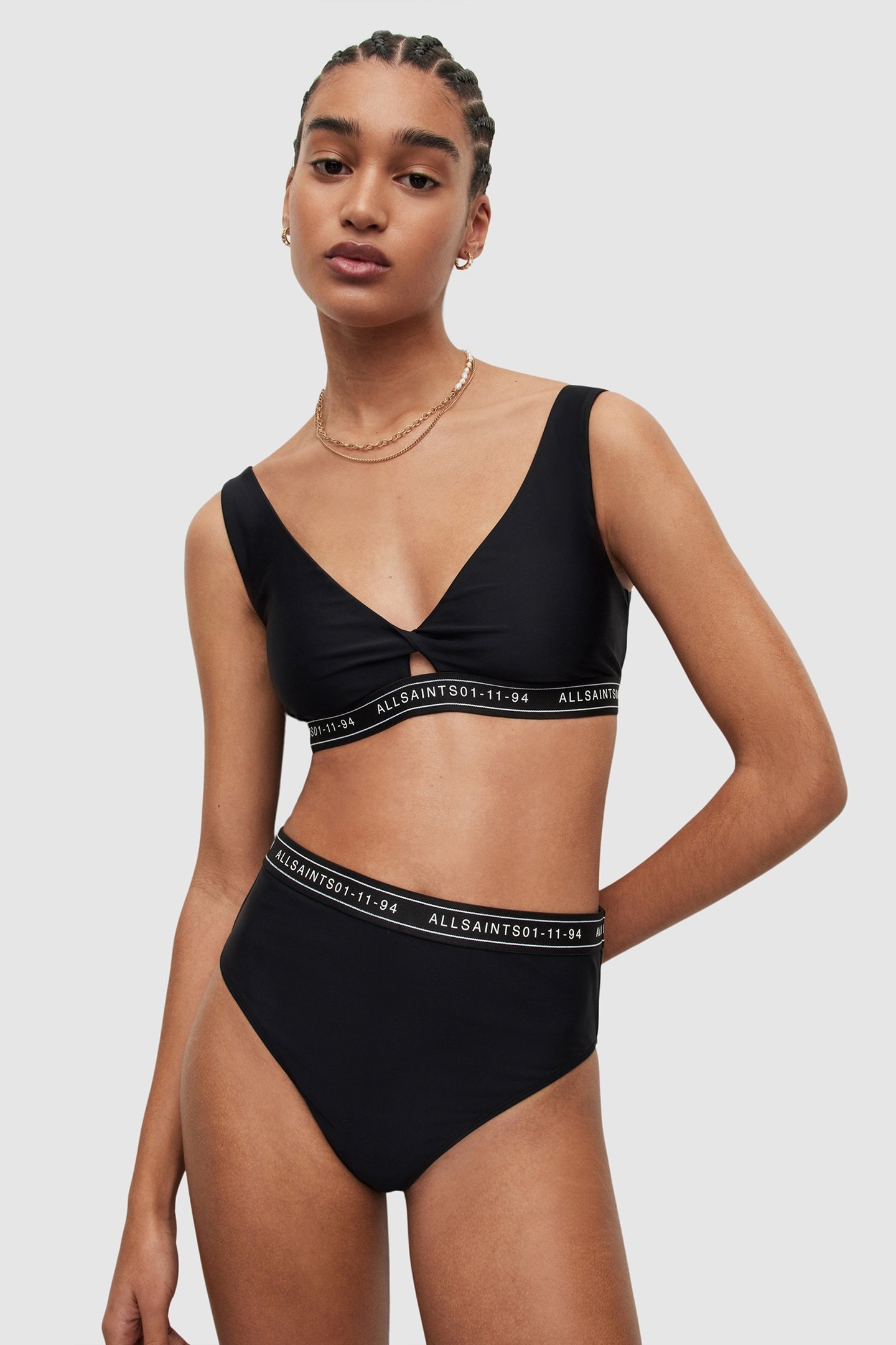 LIZA BIKINI TOP BLACK 1