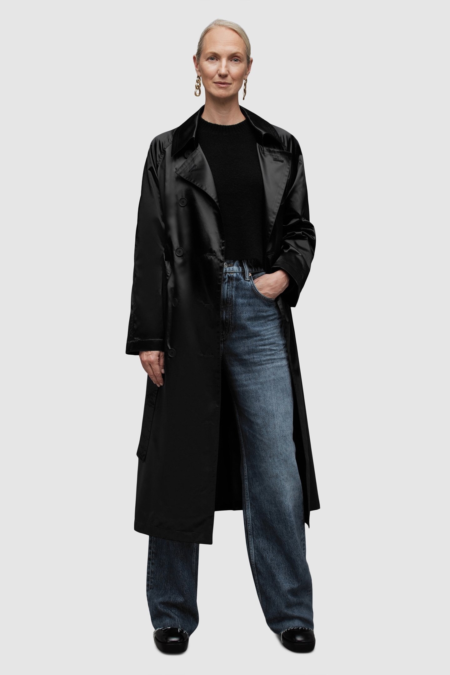 ELLTEE TONI TRENCH BLACK 2