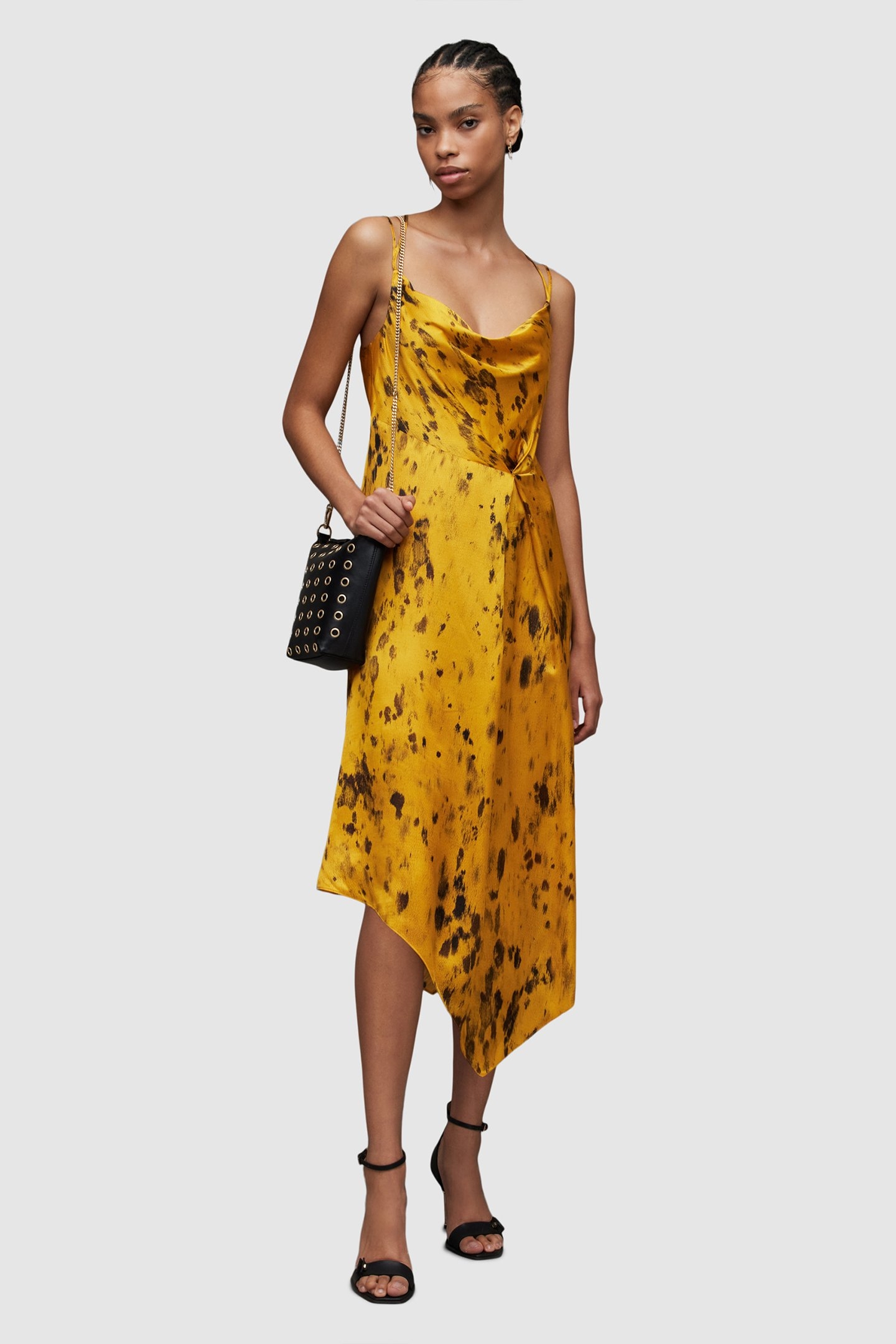 MARTA RONNIE DRESS OCHRE YELLOW 5