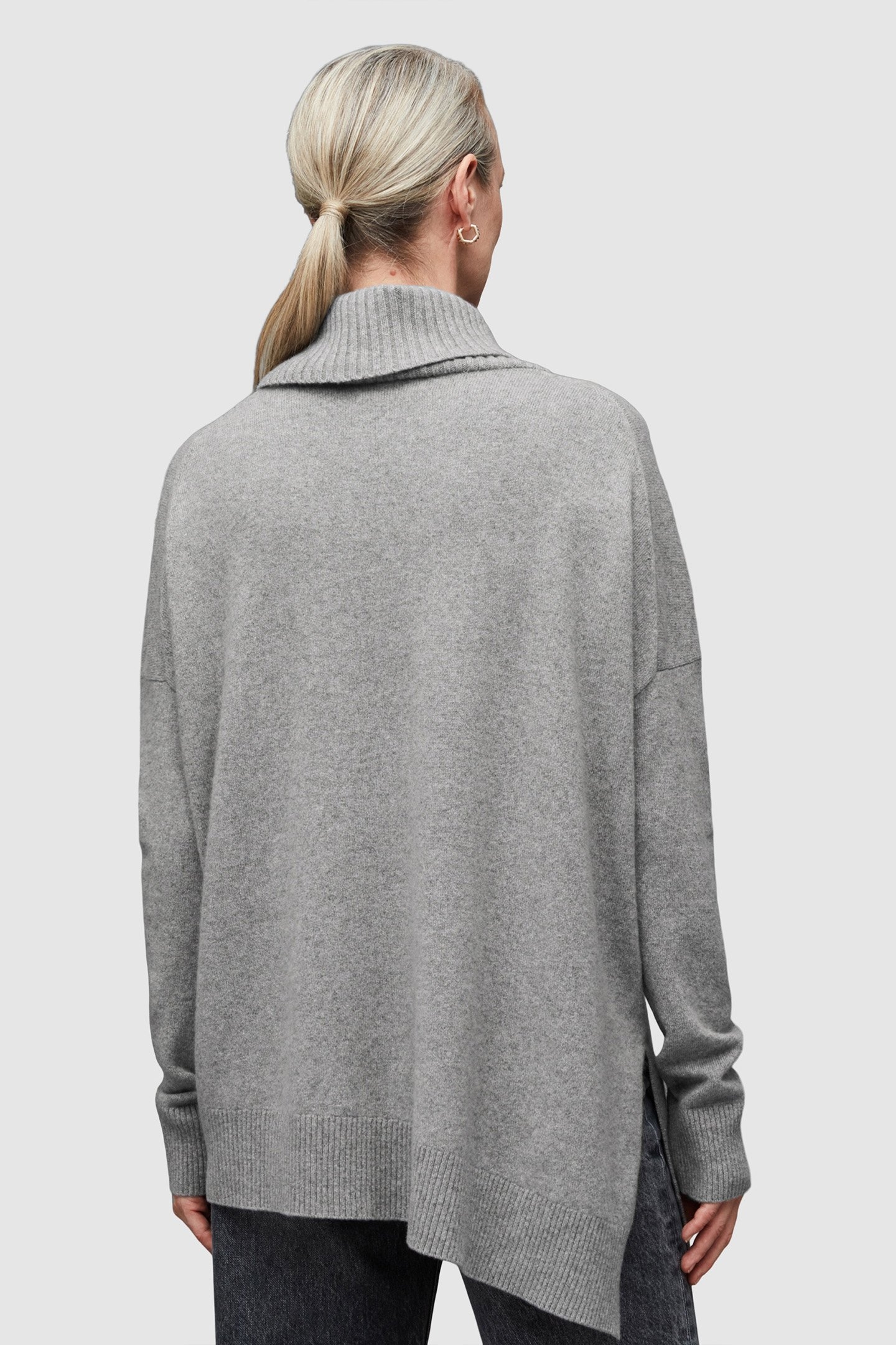 WHITBY CASH JUMPER MID GREY MARL 2