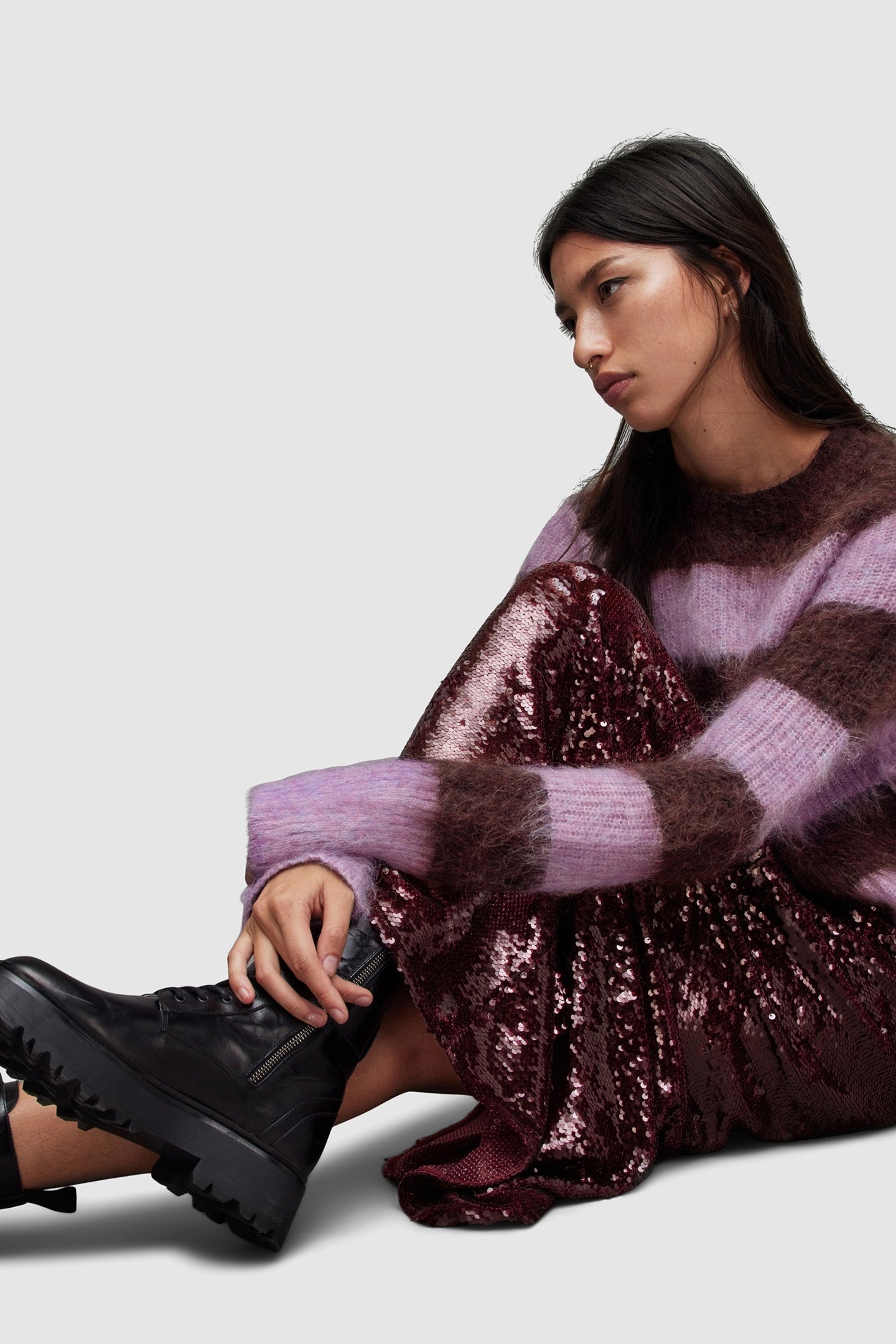 OPAL SPARKLE SKIRT ROYAL RED 7