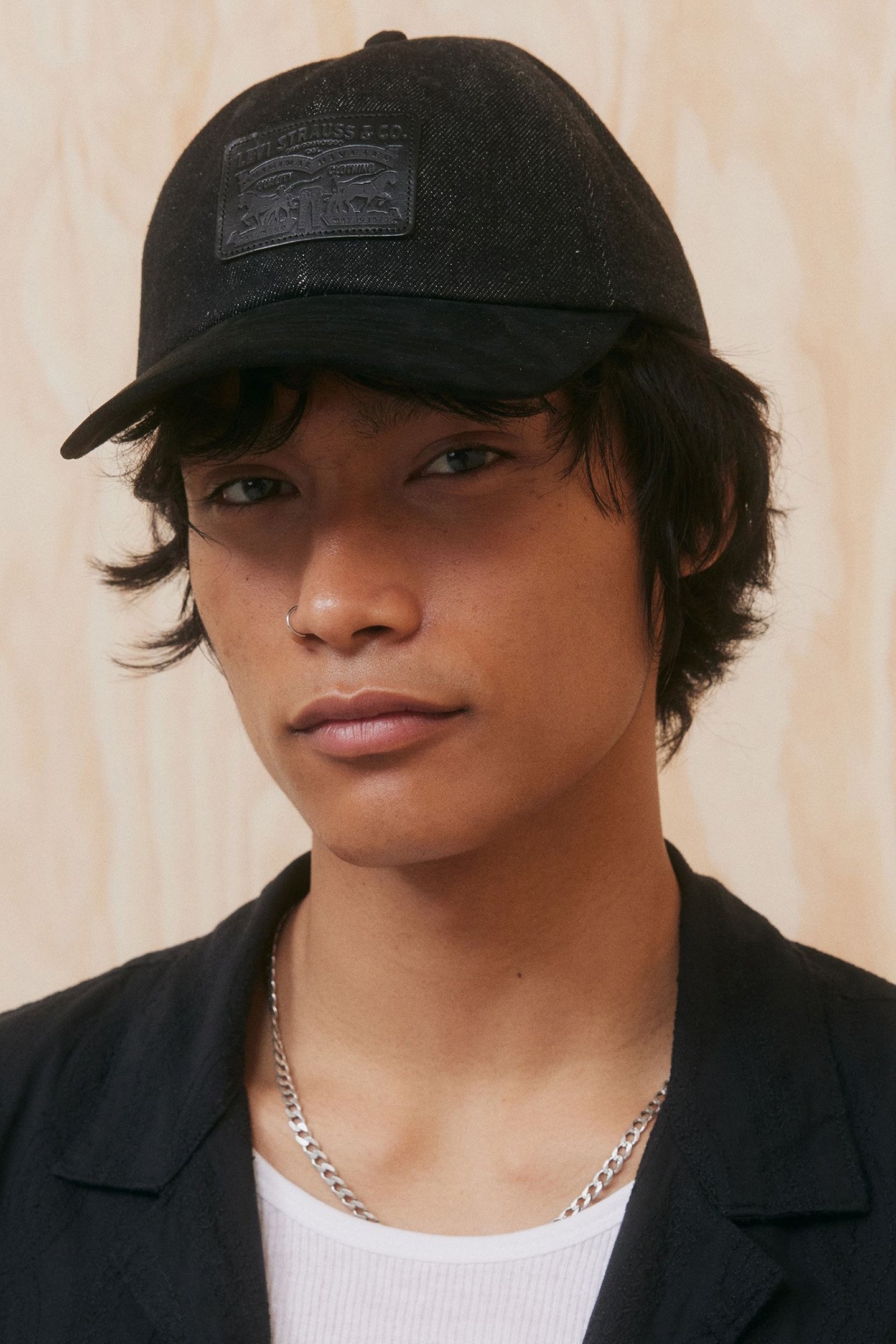 RELAXED DAD CAP BLACK RINSE 2 3