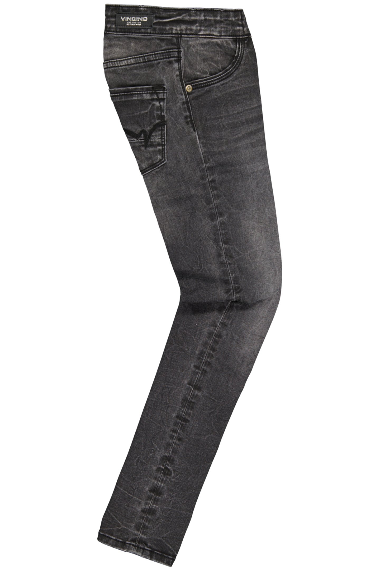 GIRL'S BRACHA TREGGING/JEGGING DARK GREY VINTAGE 3