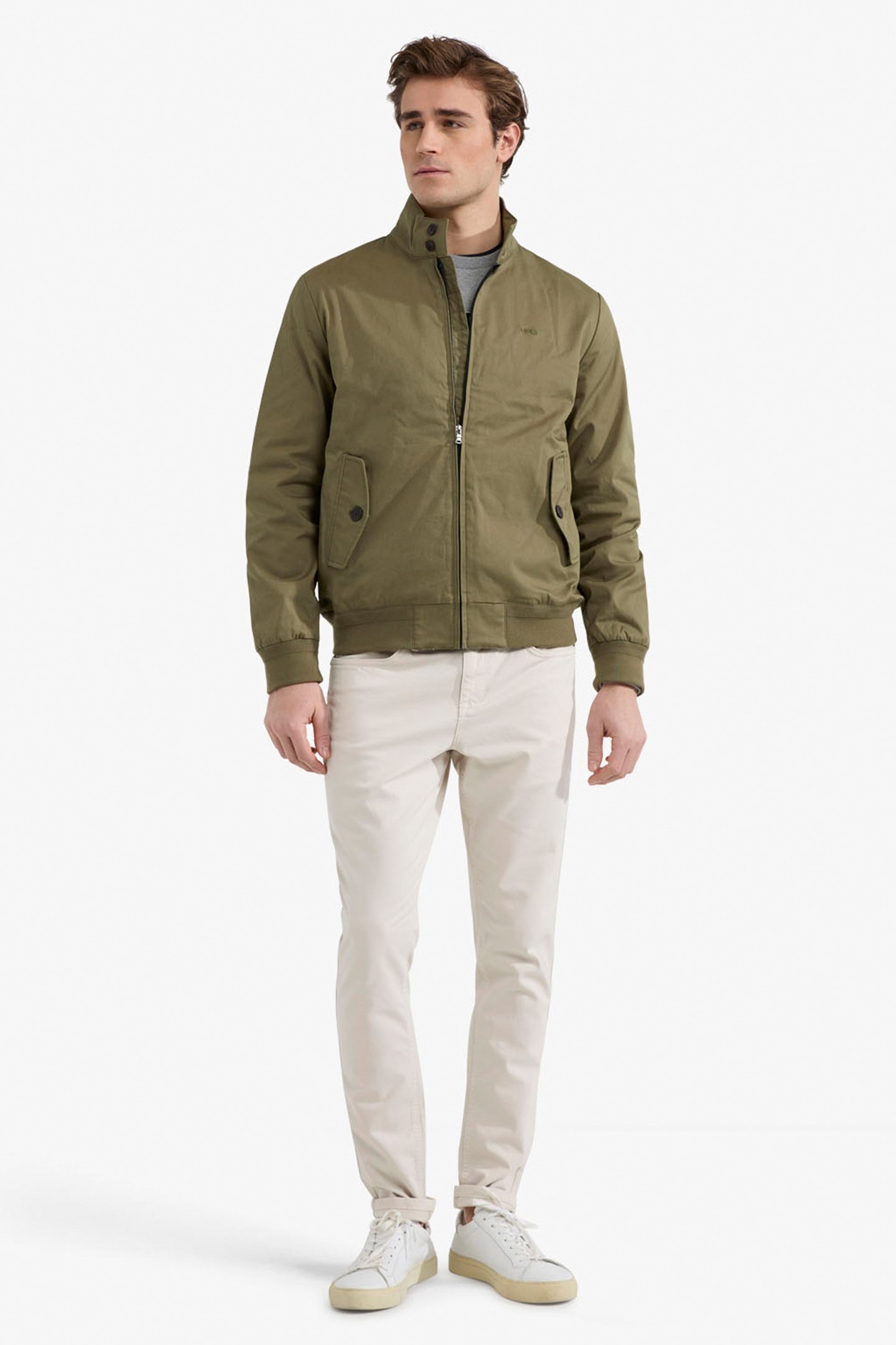 CLASSIC COTTON BOMBER OLIVE 2