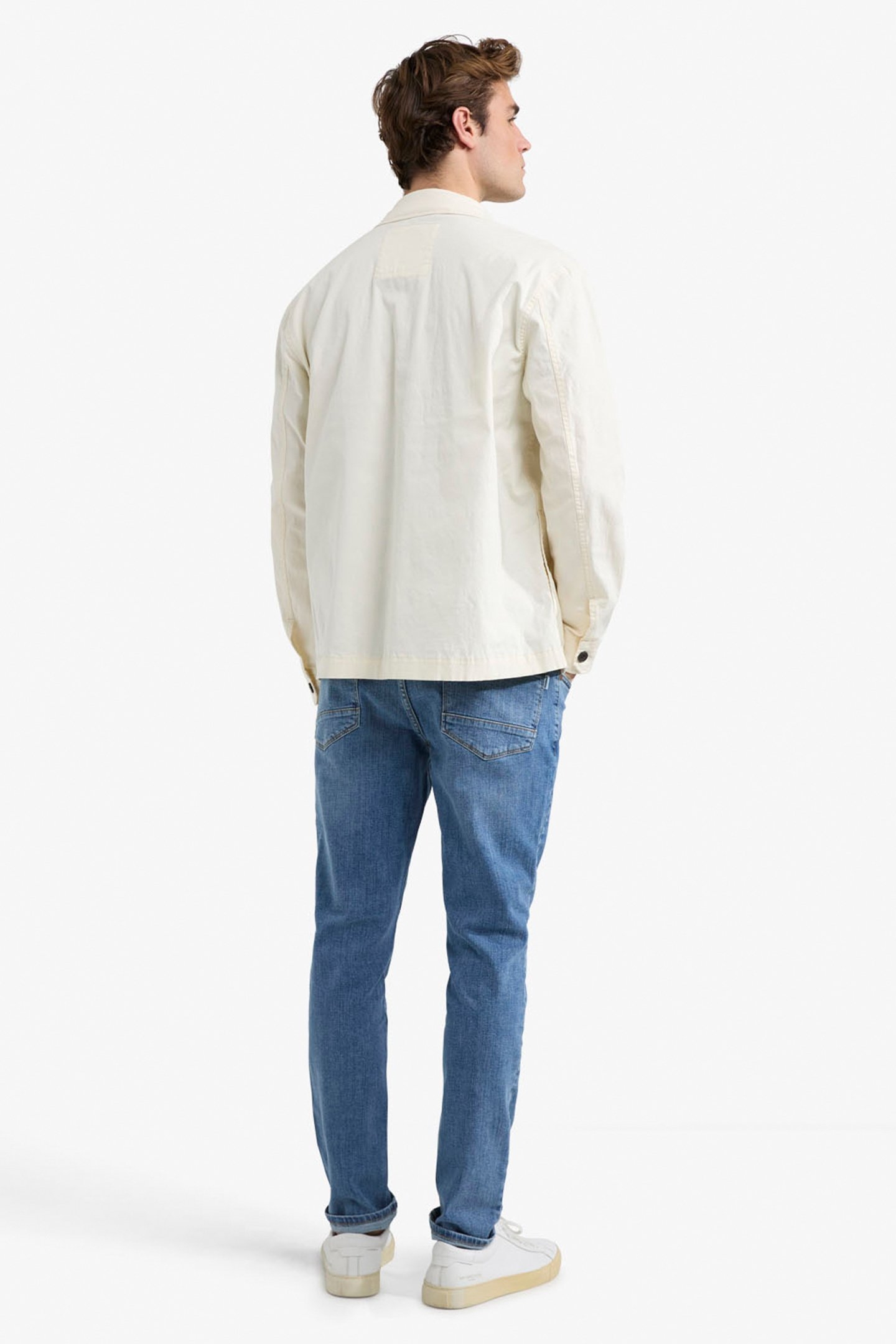 COTTON SHIRT JACKET OFF WHITE 3