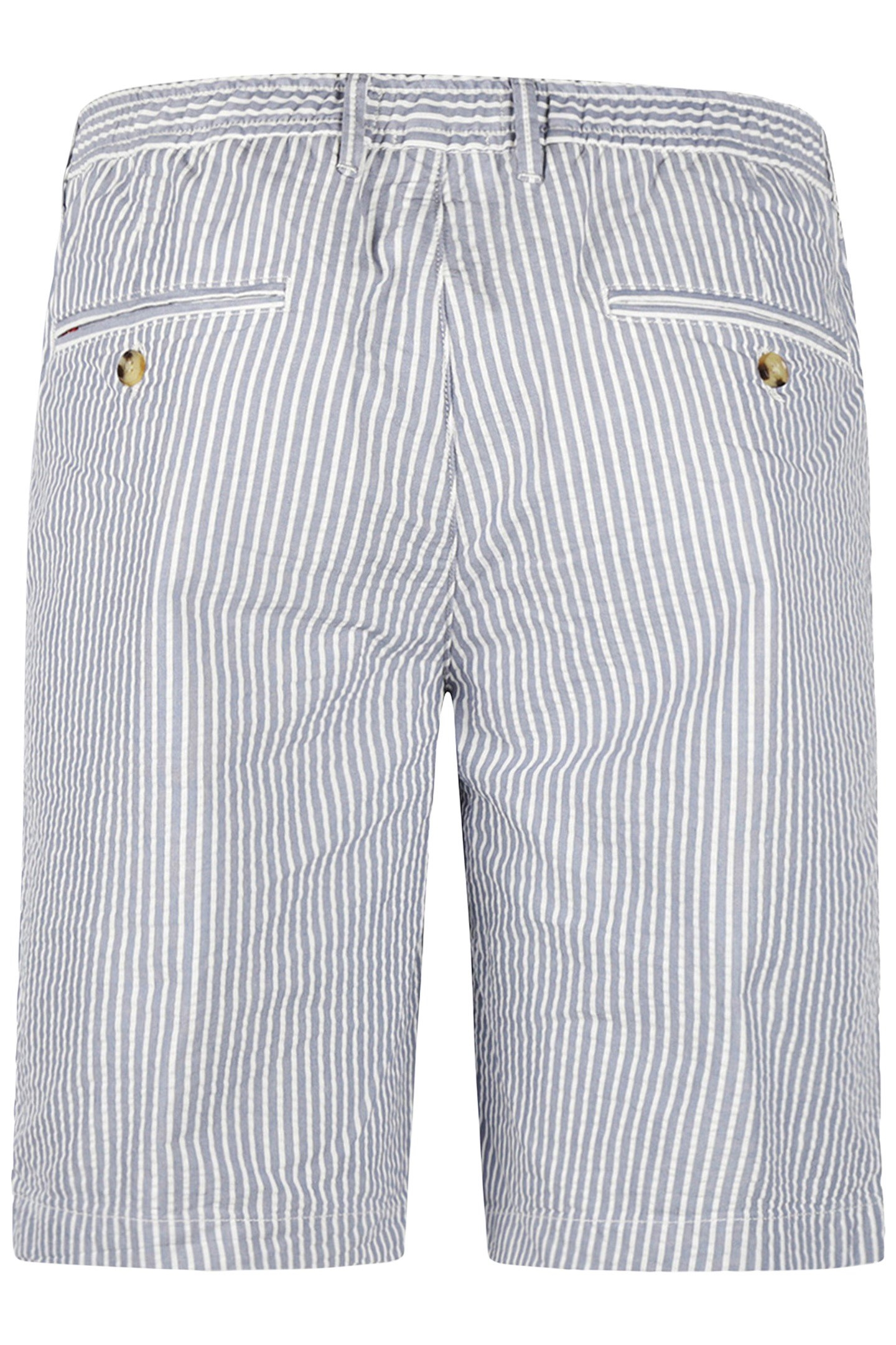 STRIPED SEERSUCKER SHORT MEDIUM BLUE 4