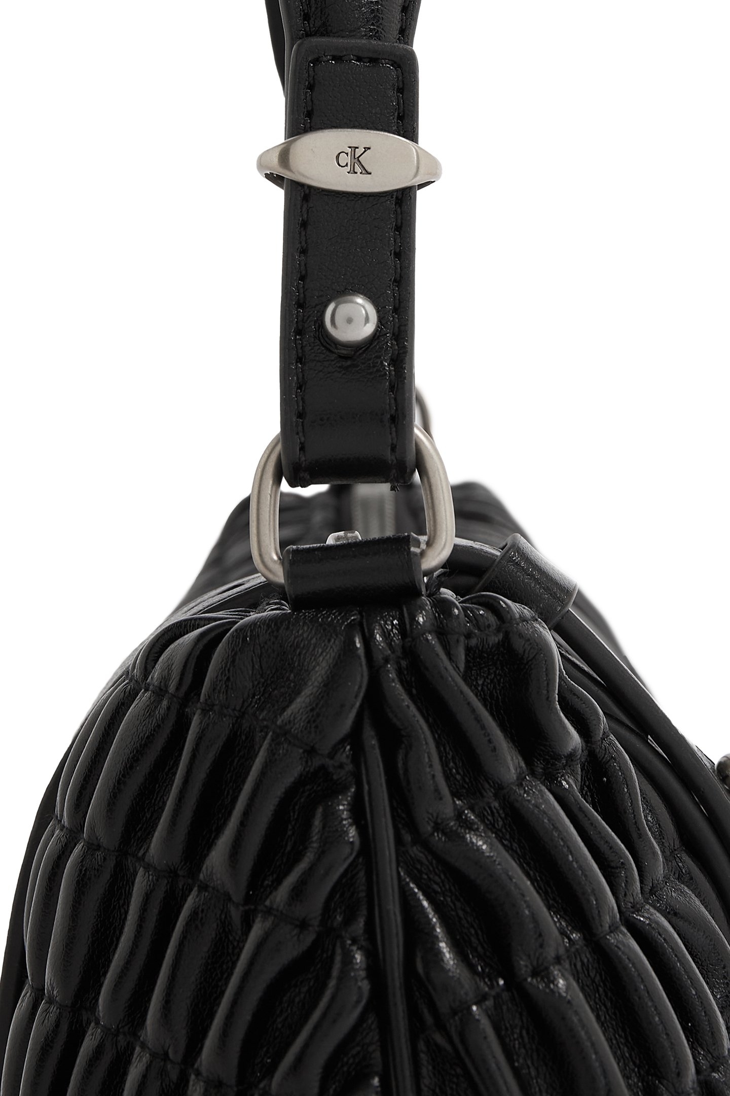 ROUCHED SHOULDER BAG NA BLACK 5