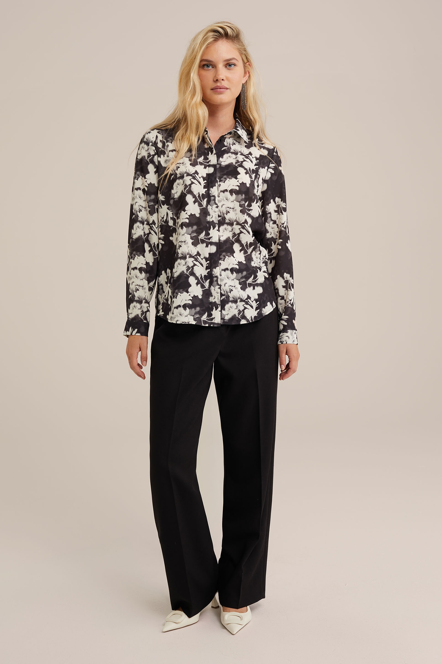 BLOUSE BLENDED DARK GREY 3