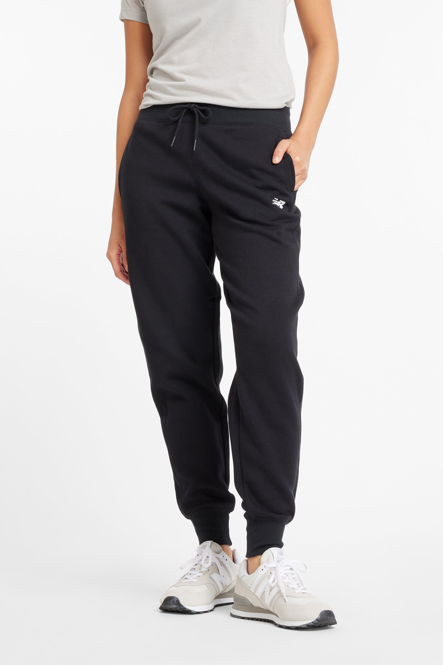 SLIM JOGGERS IN BLACK 1